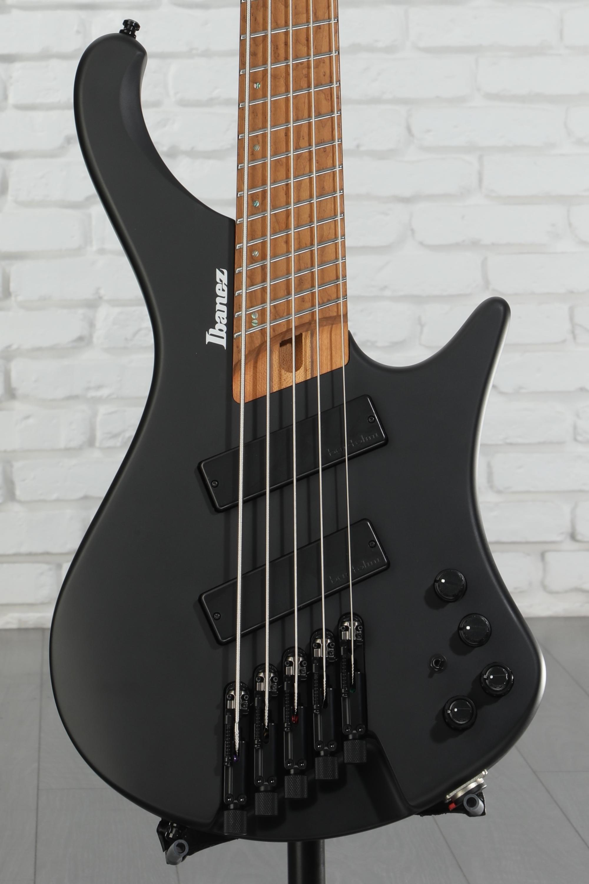 Ibanez Bass Workshop EHB1005MS Bass Guitar - Black Flat