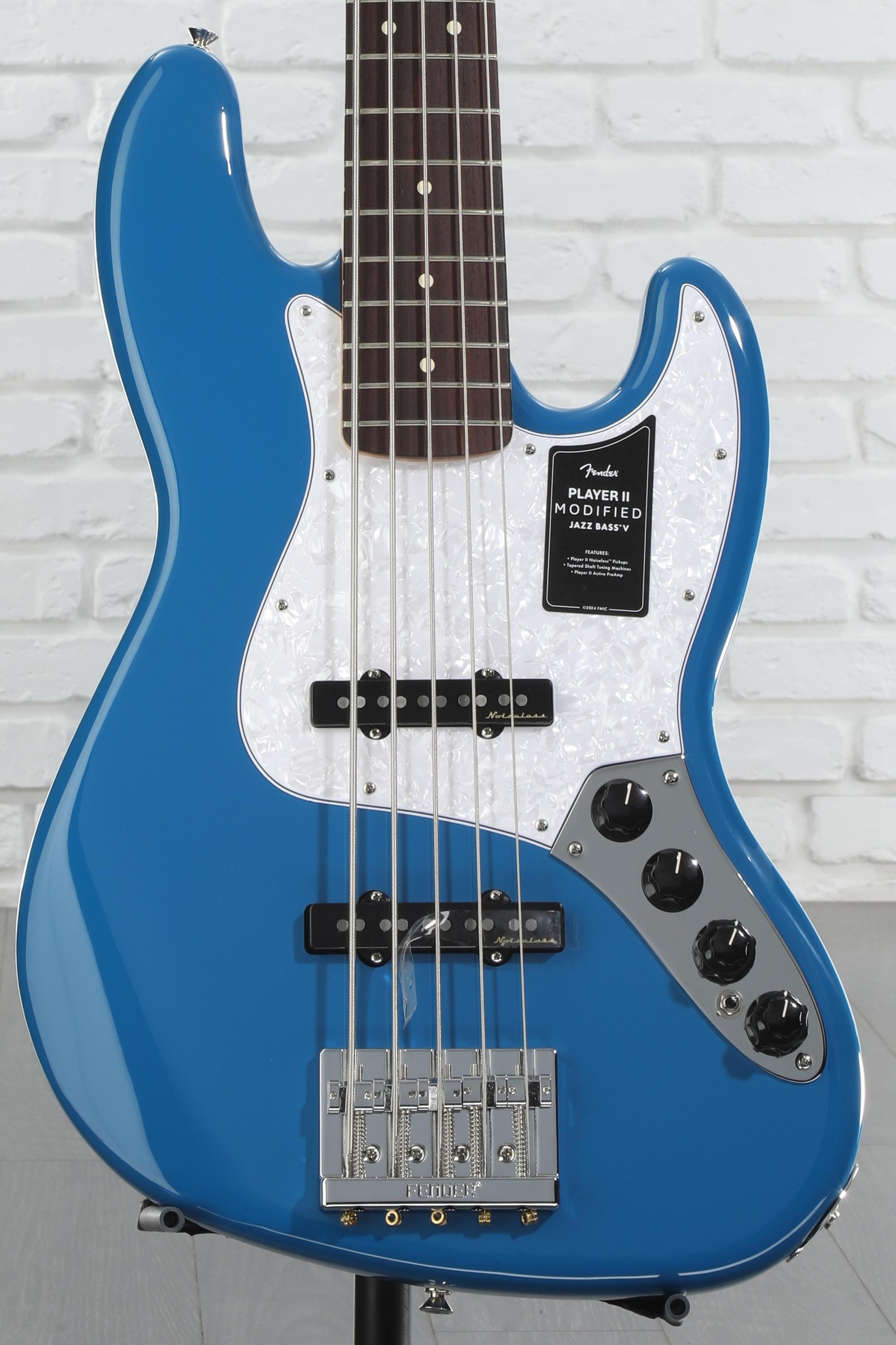 Fender Player II Modified Active Jazz Bass V - Electric Blue