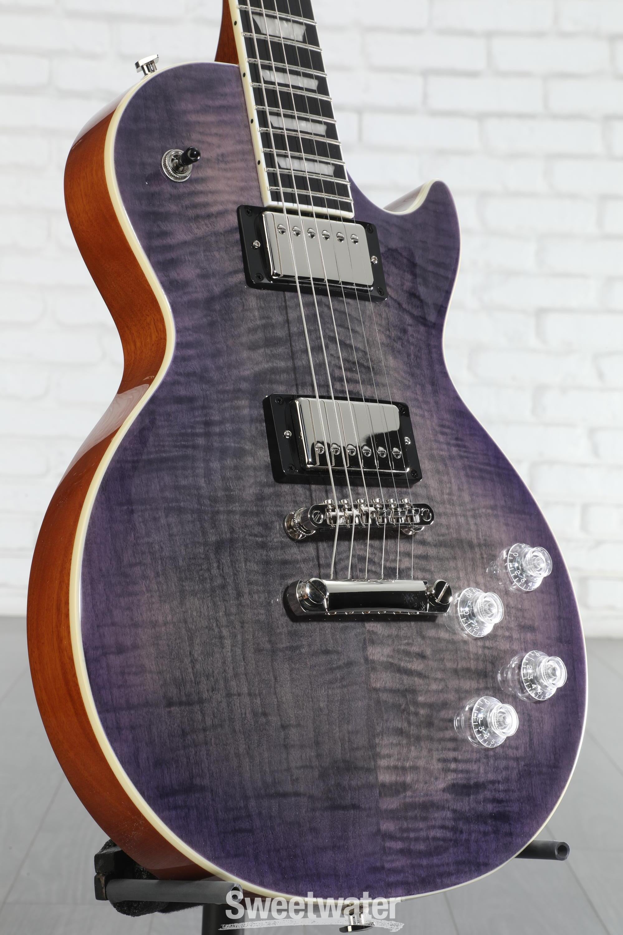 Epiphone Les Paul Modern Figured Electric Guitar - Purple Burst