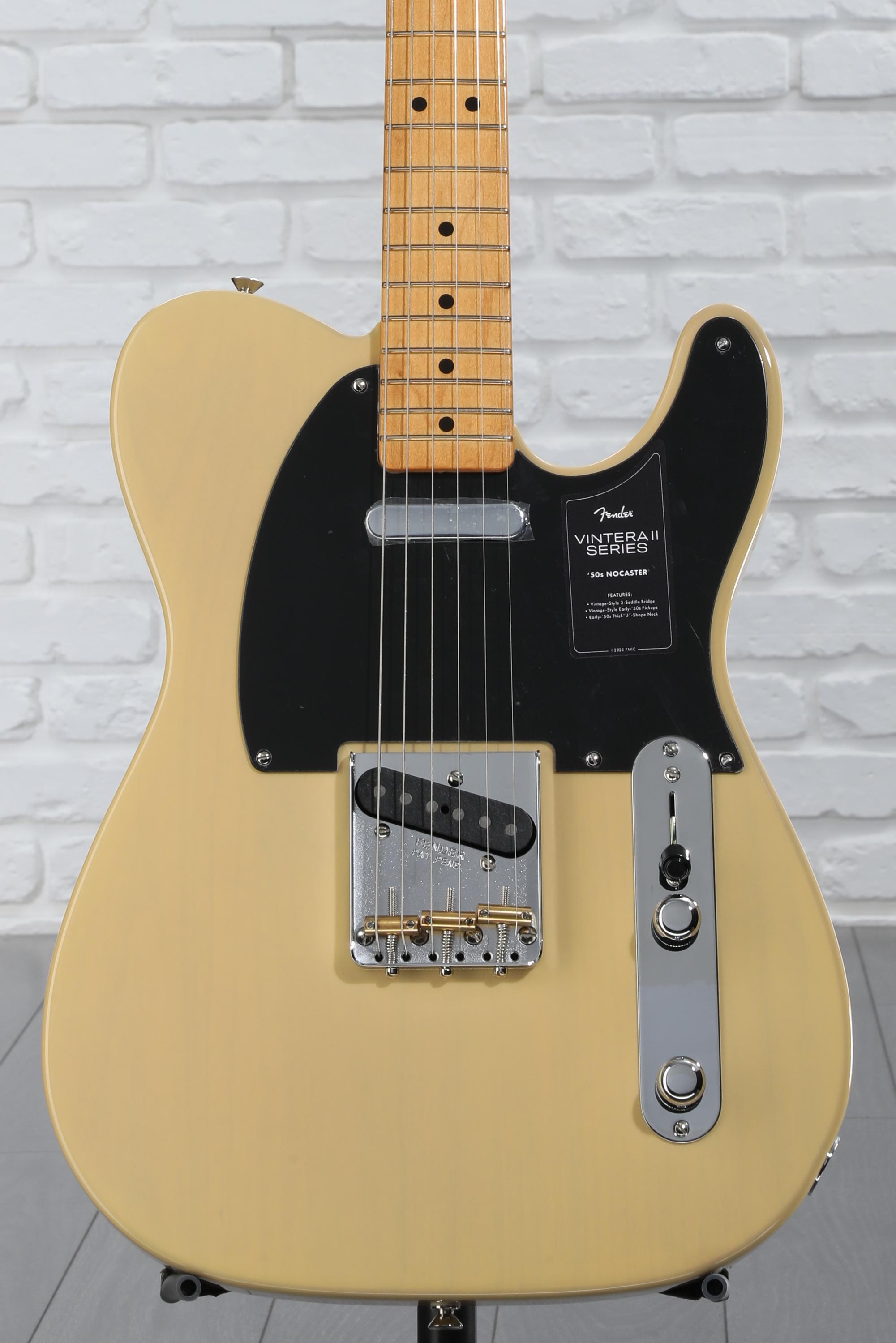 Fender Vintera Ⅱ Nocaster Telecaster Amazon.com: Fender Vintera II '50s Nocaster Electric Guitar