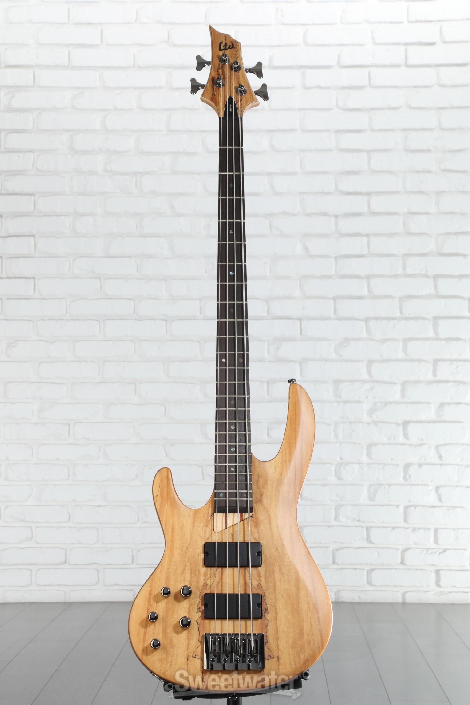 ESP LTD B-204SM Left-handed Bass Guitar - Natural Satin | Sweetwater