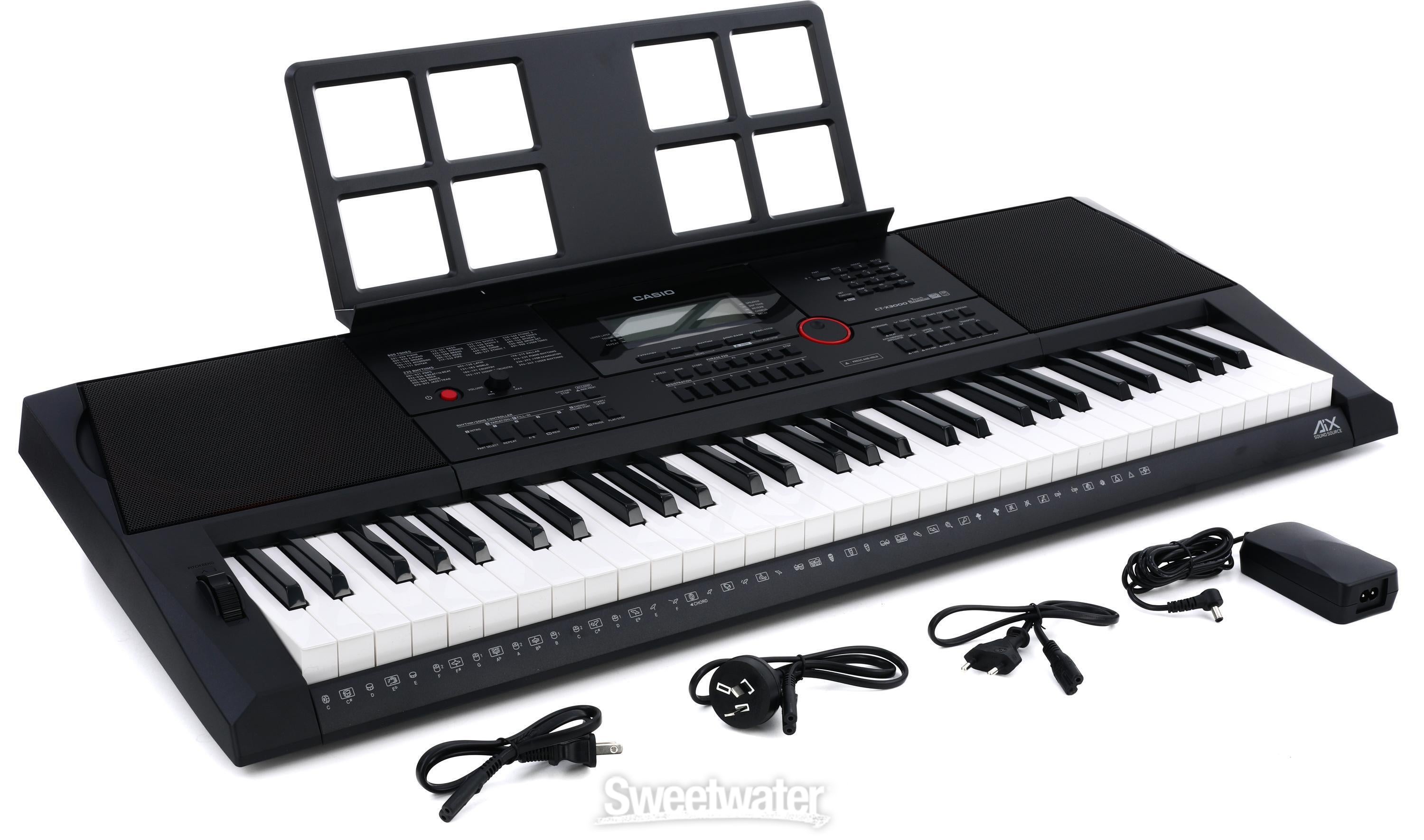 Casio CT-X3000 61-key Portable Arranger Keyboard | Sweetwater