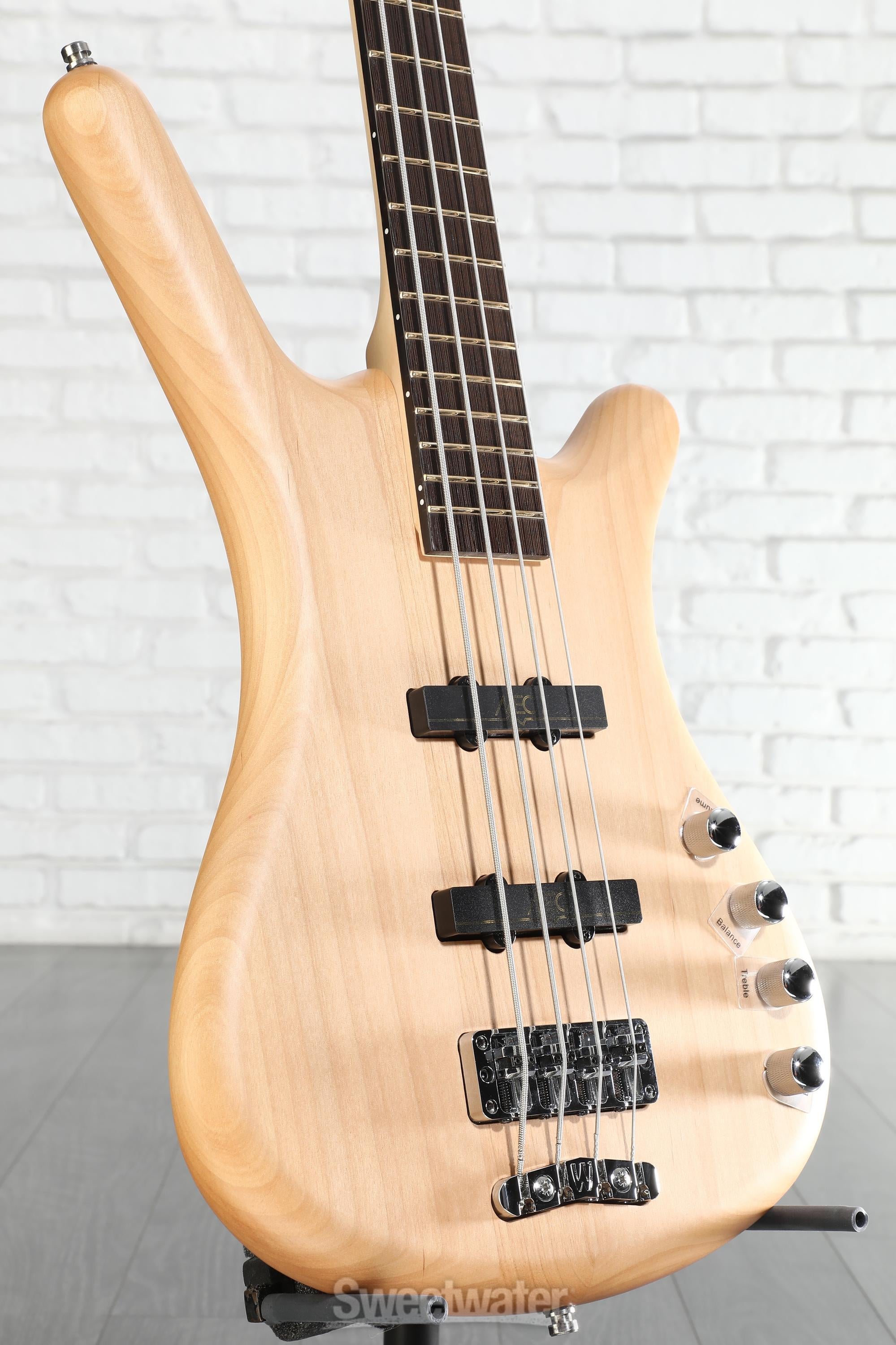 Warwick RockBass Corvette Basic Bass Guitar - Natural | Sweetwater