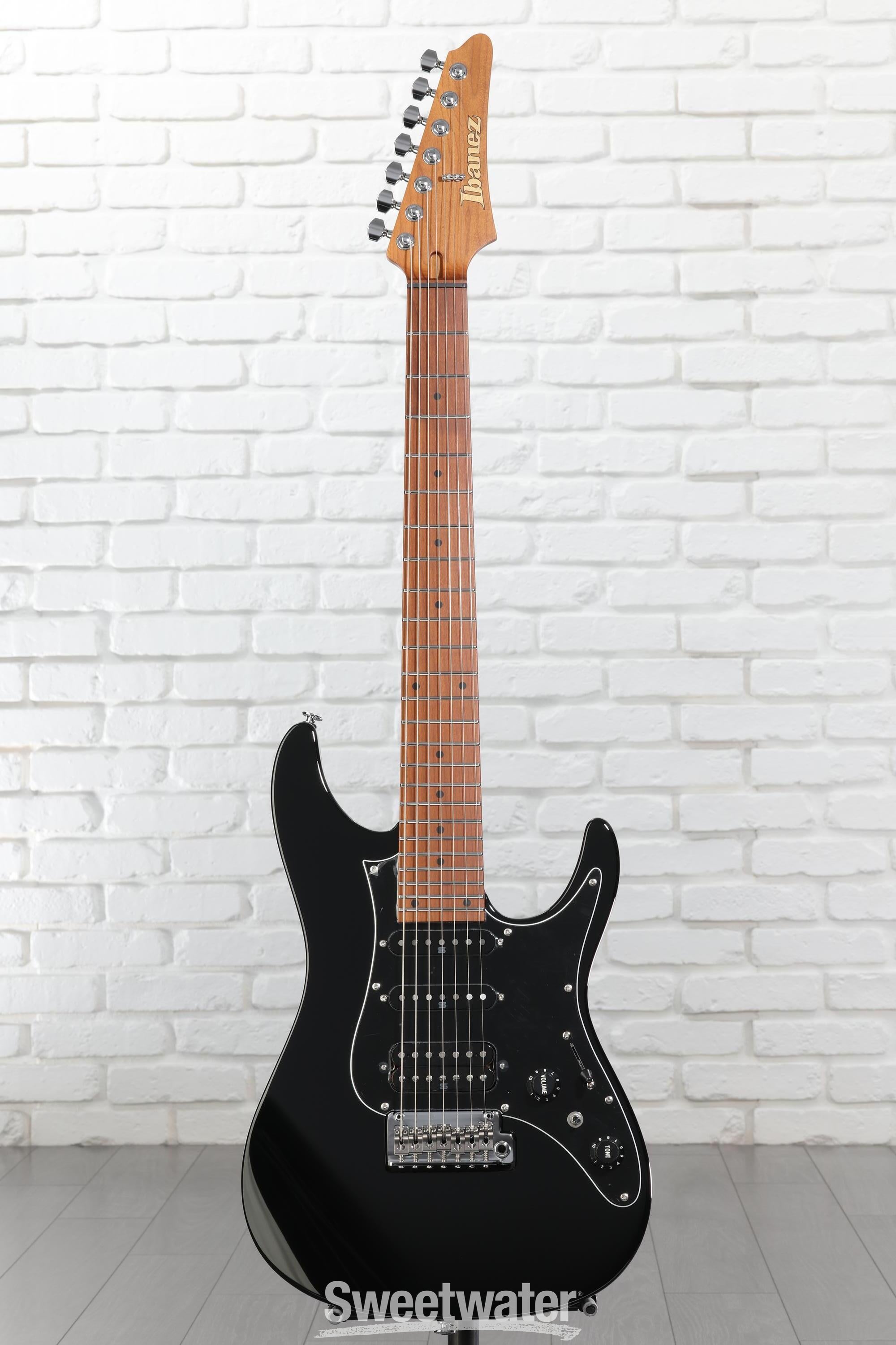 Ibanez Prestige AZ24047 Electric Guitar - Black | Sweetwater