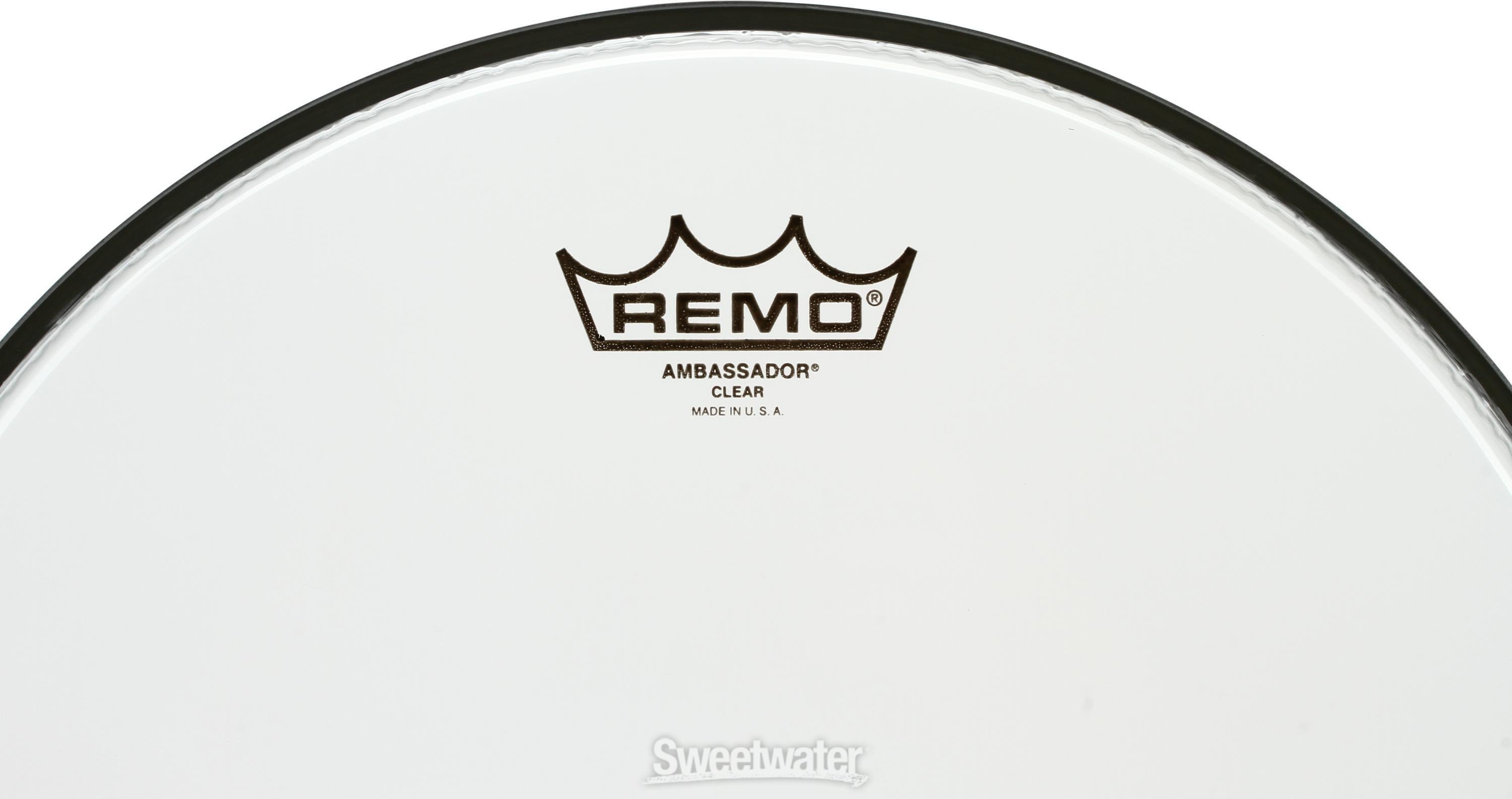 Remo ambassador on sale clear 13