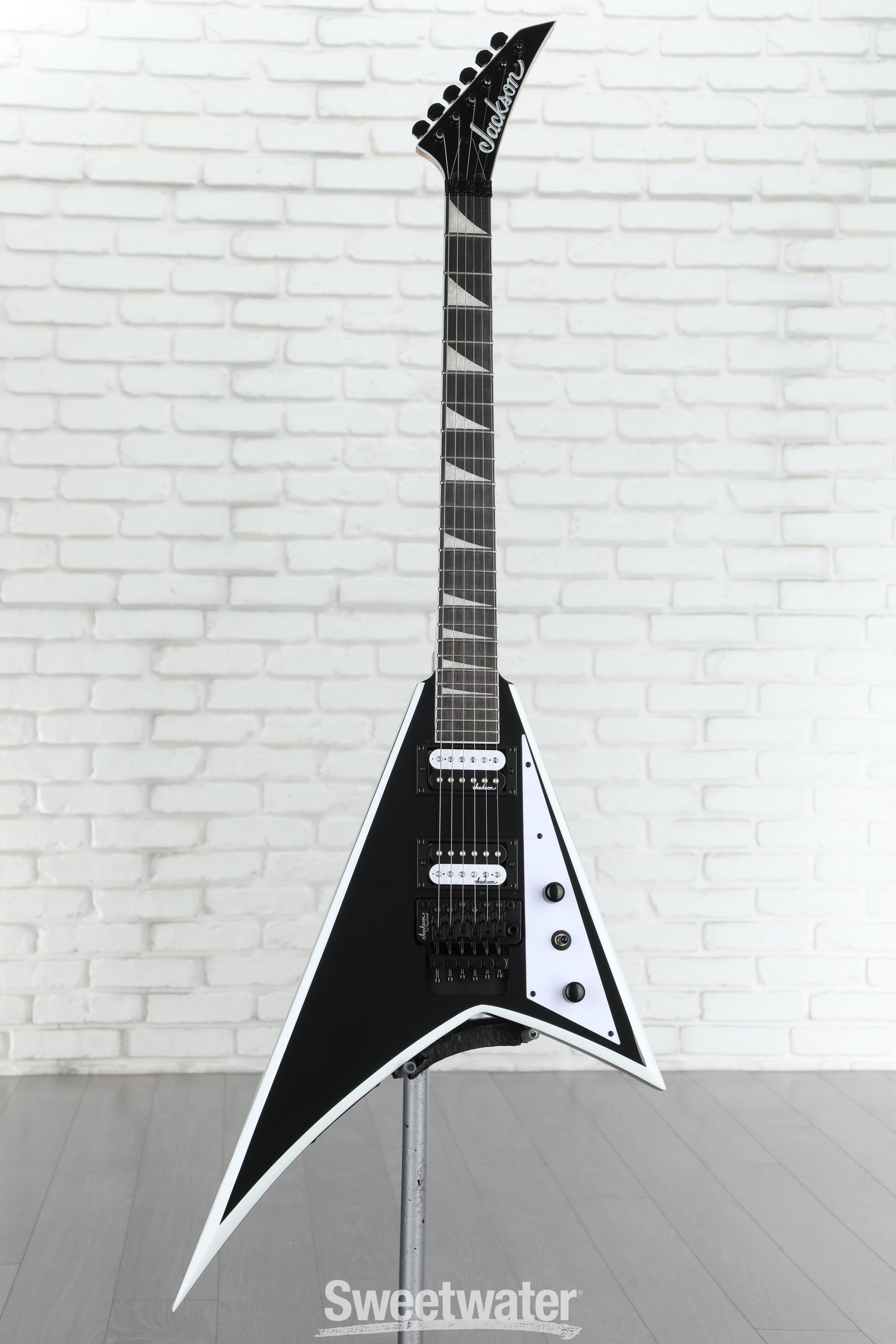 Jackson Rhoads JS32 Electric Guitar - Black with White Bevels
