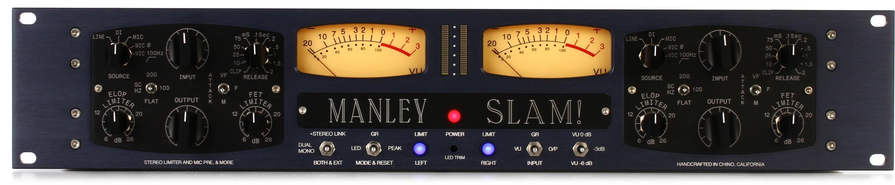 Manley SLAM! 2-channel Tube Microphone Preamp & Limiter