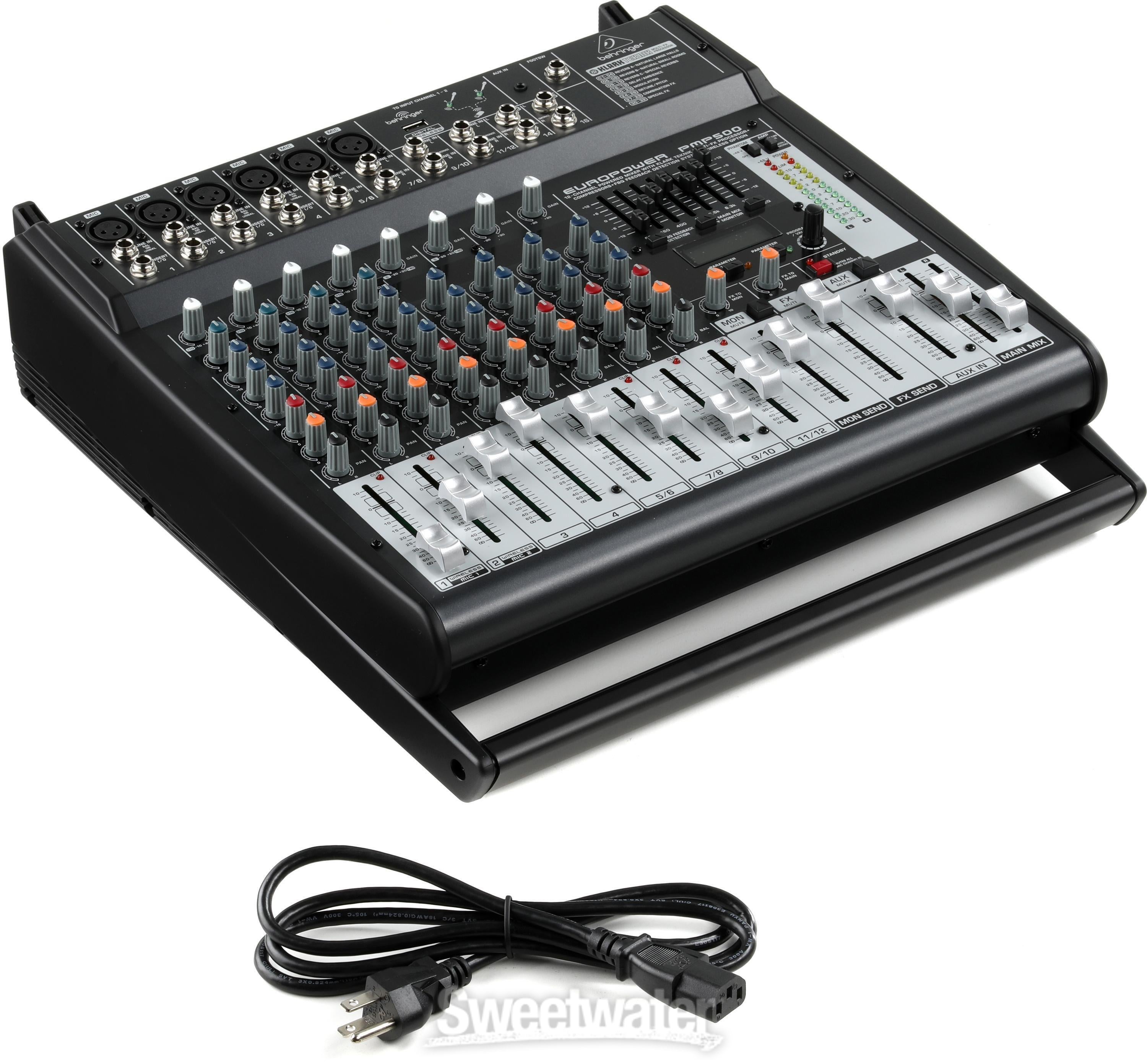 Behringer Europower PMP500 12-channel 500W Powered Mixer | Sweetwater