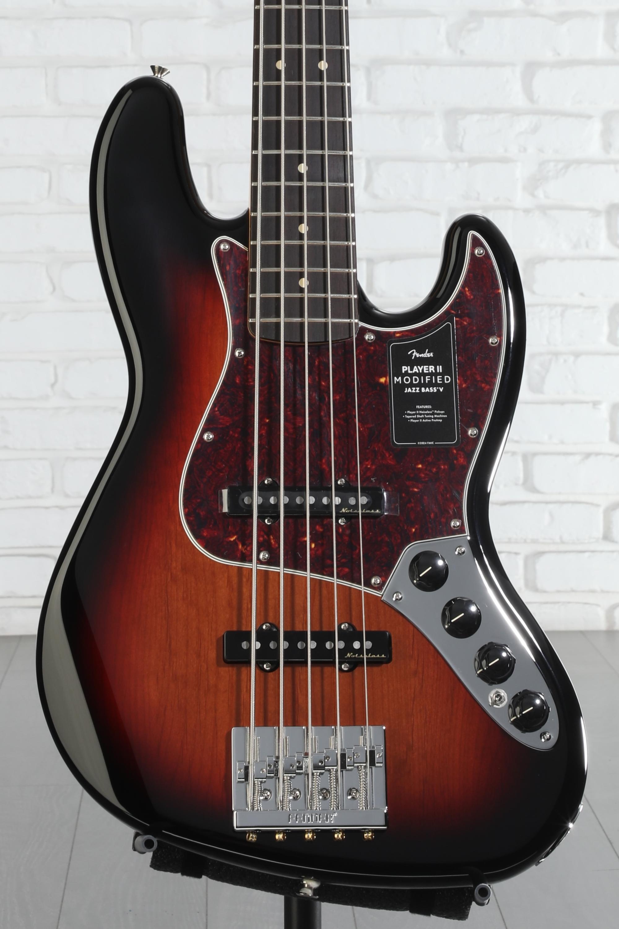Fender Player II Modified Active Jazz Bass V - 3-tone Sunburst