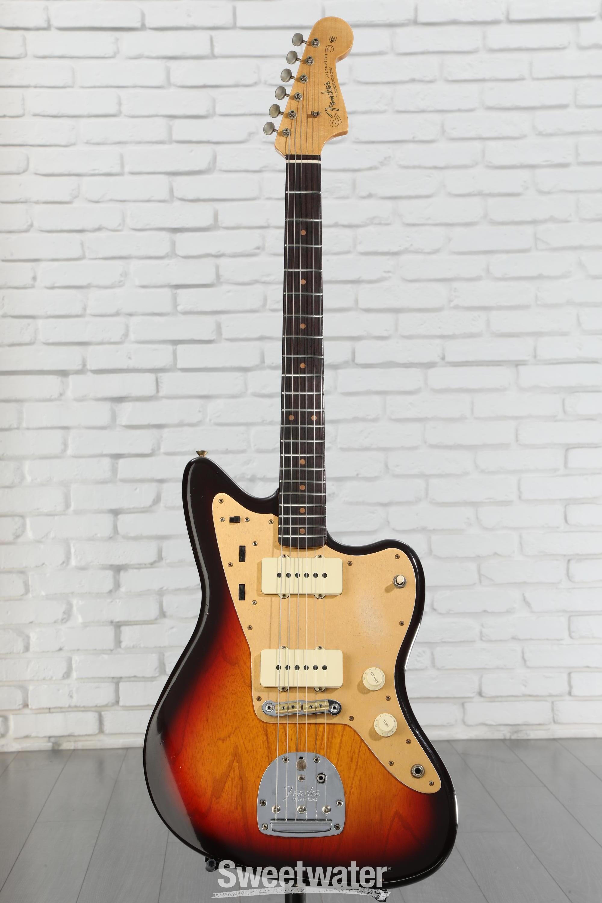 ギター Fender Custom Shop 250k Jazzmaster Fender Custom Shop 1959 250K Jazzmaster Guitar, Journeyman