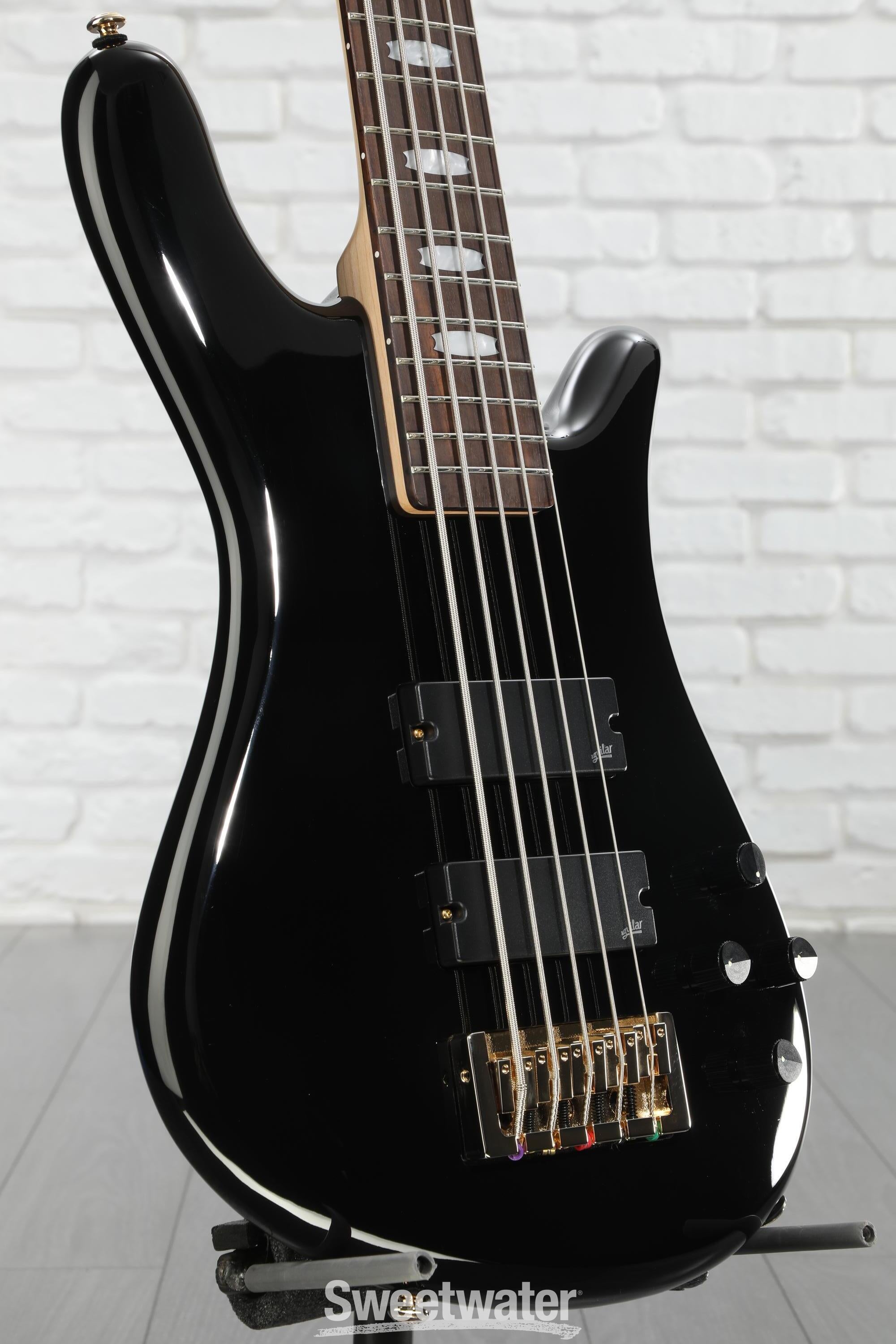 Spector Icon NS-5 5-string Electric Bass Guitar - Black Gloss
