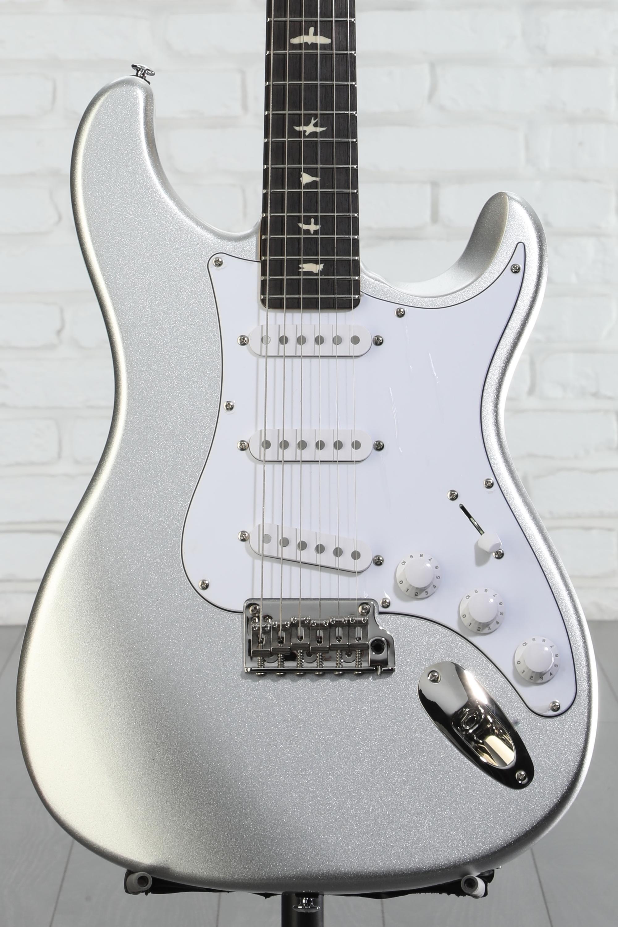 ギター PRS SE SilverSky PRS SE Silver Sky Electric Guitar - Platinum Spark