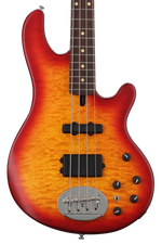 Photo of Lakland Skyline 44-02 Deluxe Bass Guitar - Satin Cherryburst with Rosewood Fingerboard