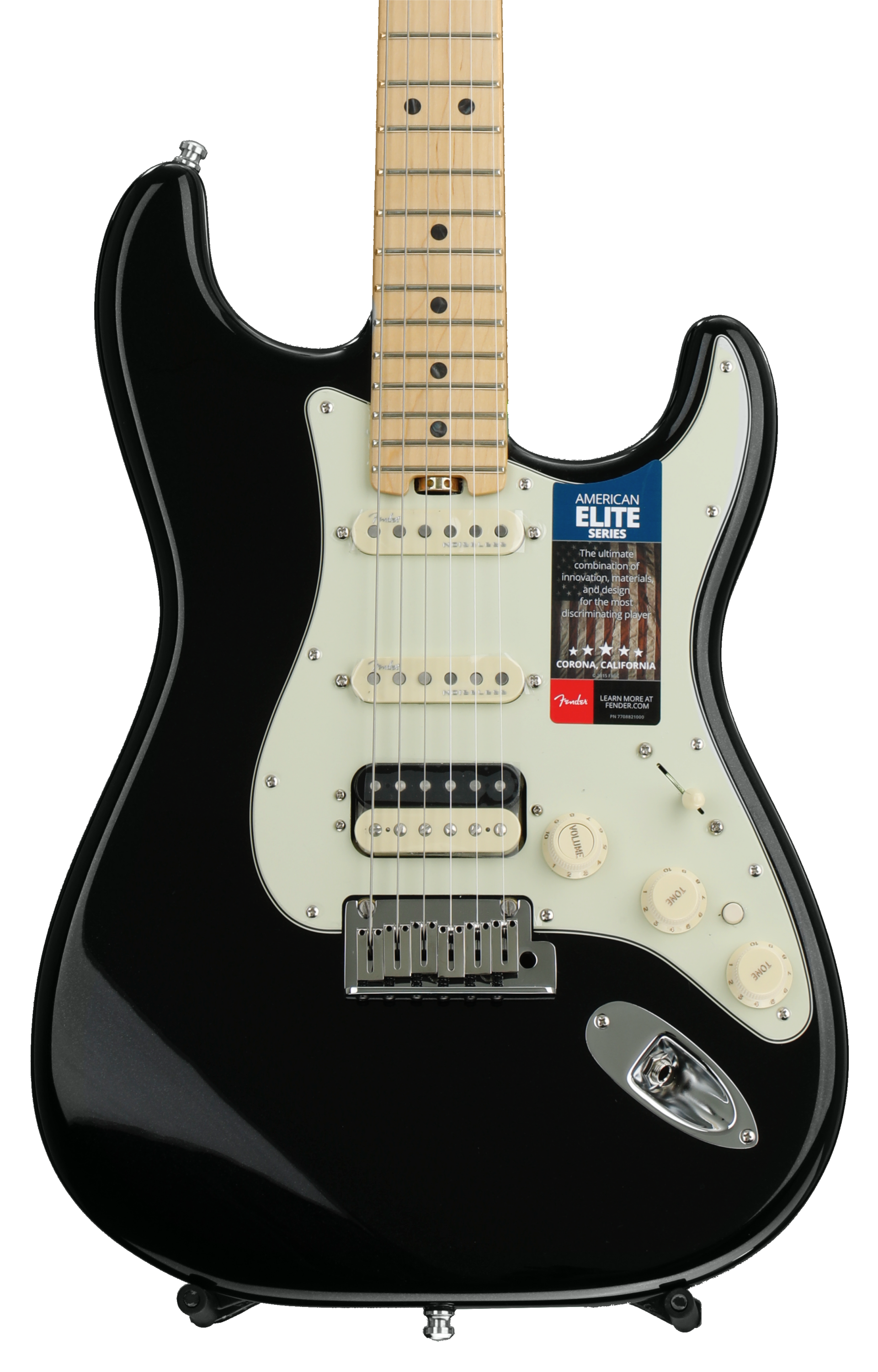 Fender American Elite Stratocaster HSS Shawbucker - Mystic Black