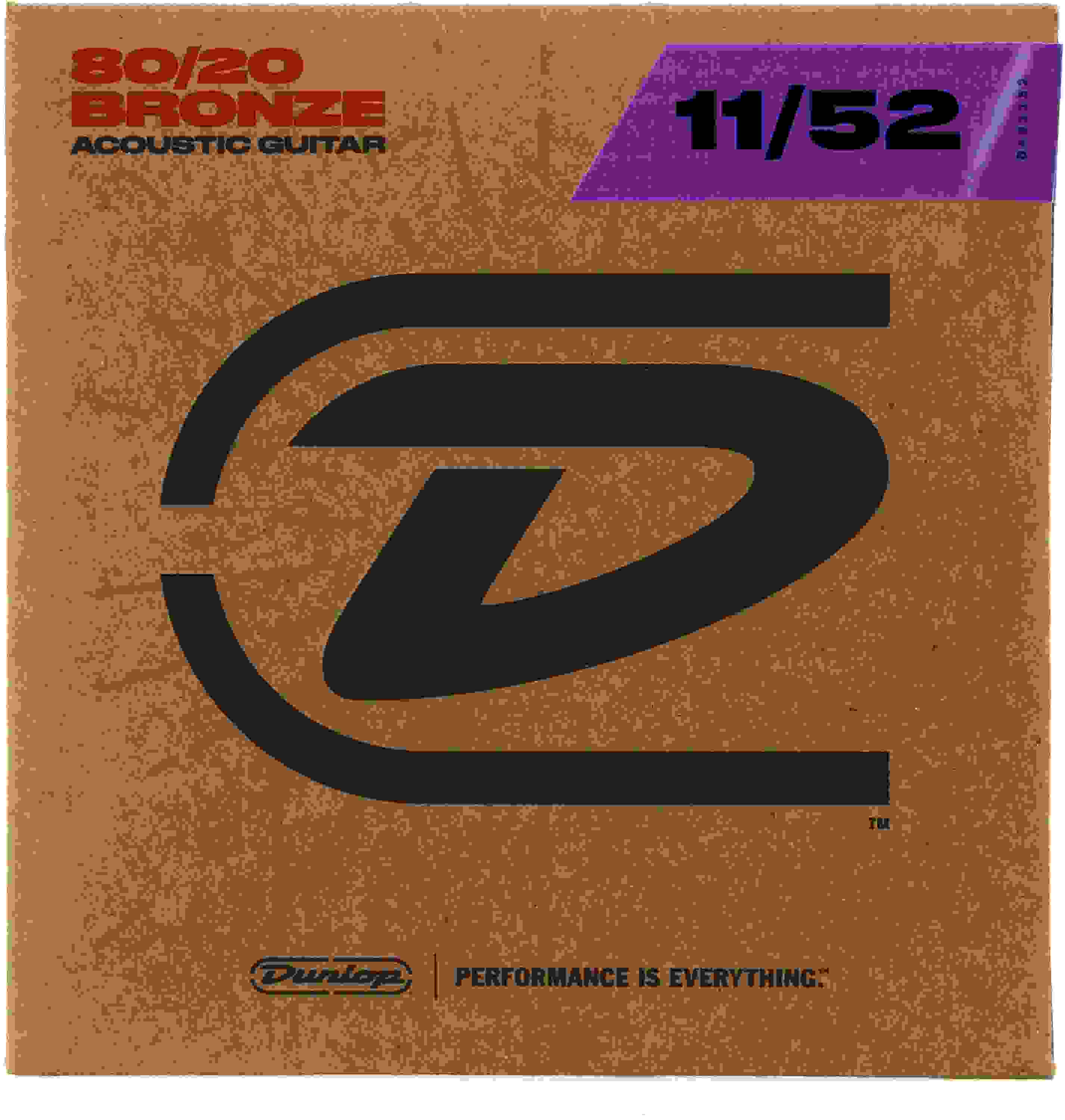 Dunlop DAB1152 80/20 Bronze Acoustic Guitar Strings - .011-.052 Medium Light