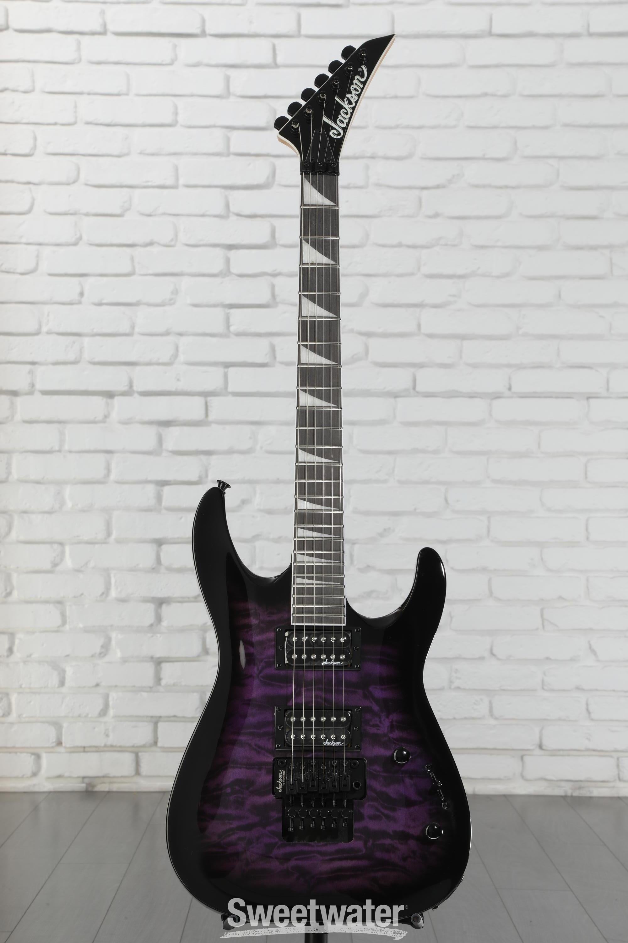 Jackson Dinky Arch Top JS32Q DKA - Transparent Purple Burst