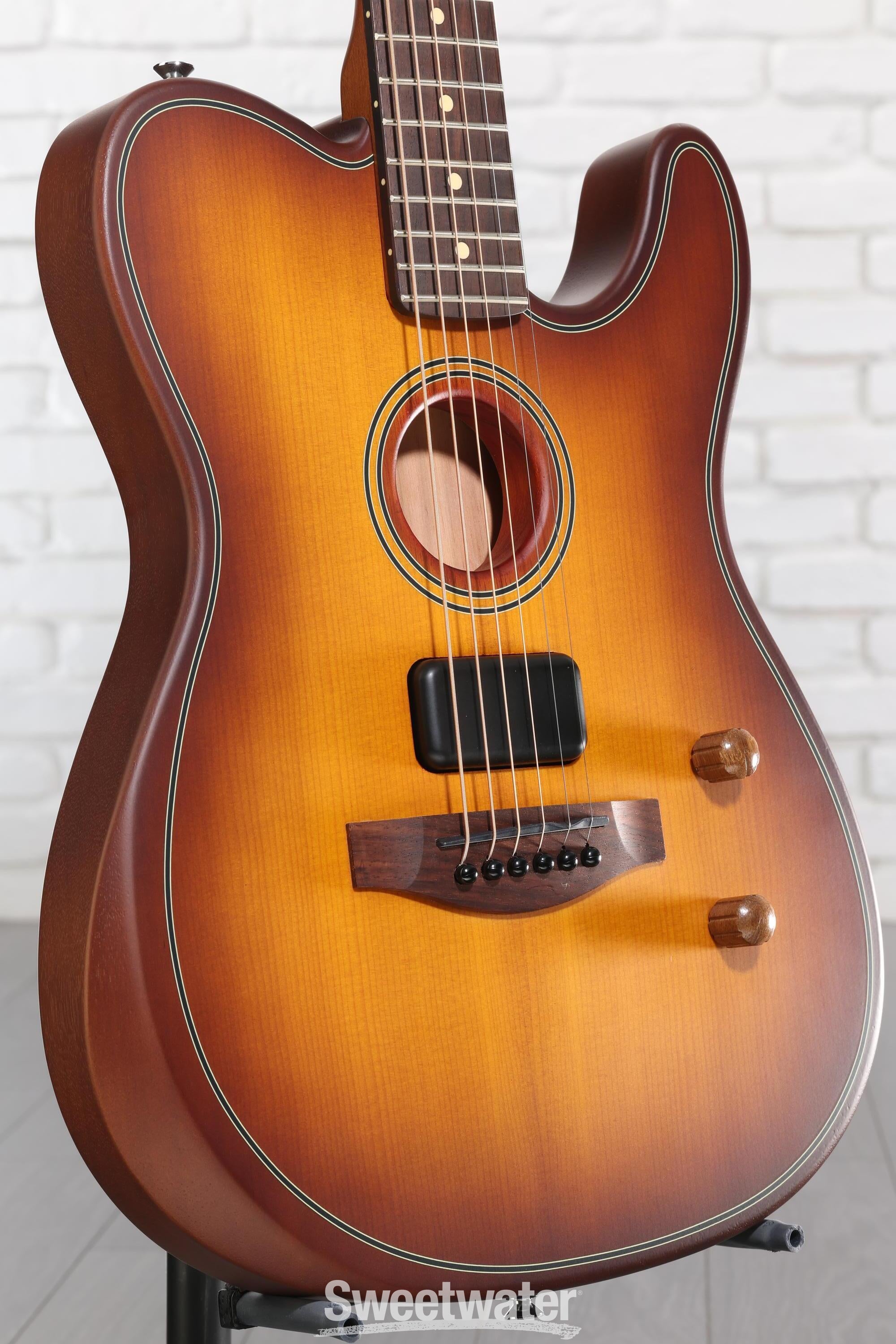 Photo of Fender Acoustasonic Standard Telecaster Acoustic-electric Guitar - Honey Burst