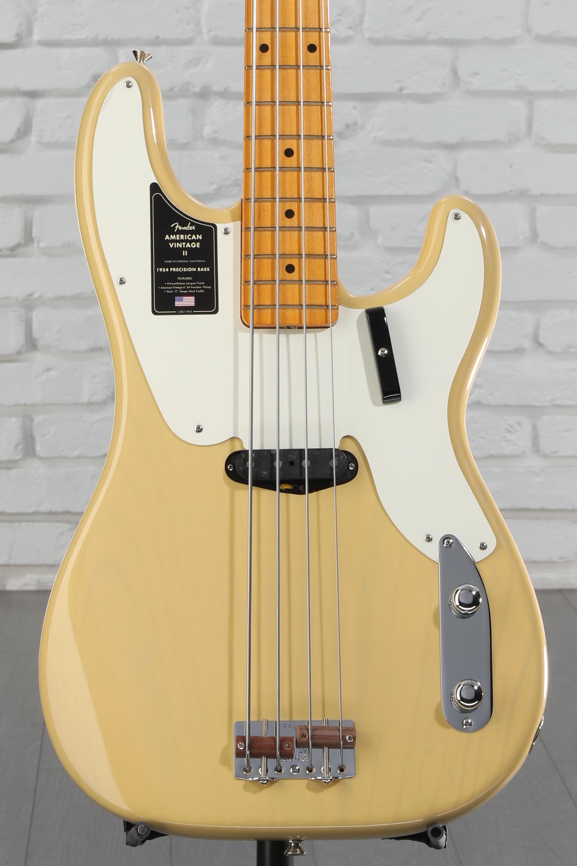 ベース Fender American vintage Precision bass Fender American Vintage II 1960 Precision Bass Black
