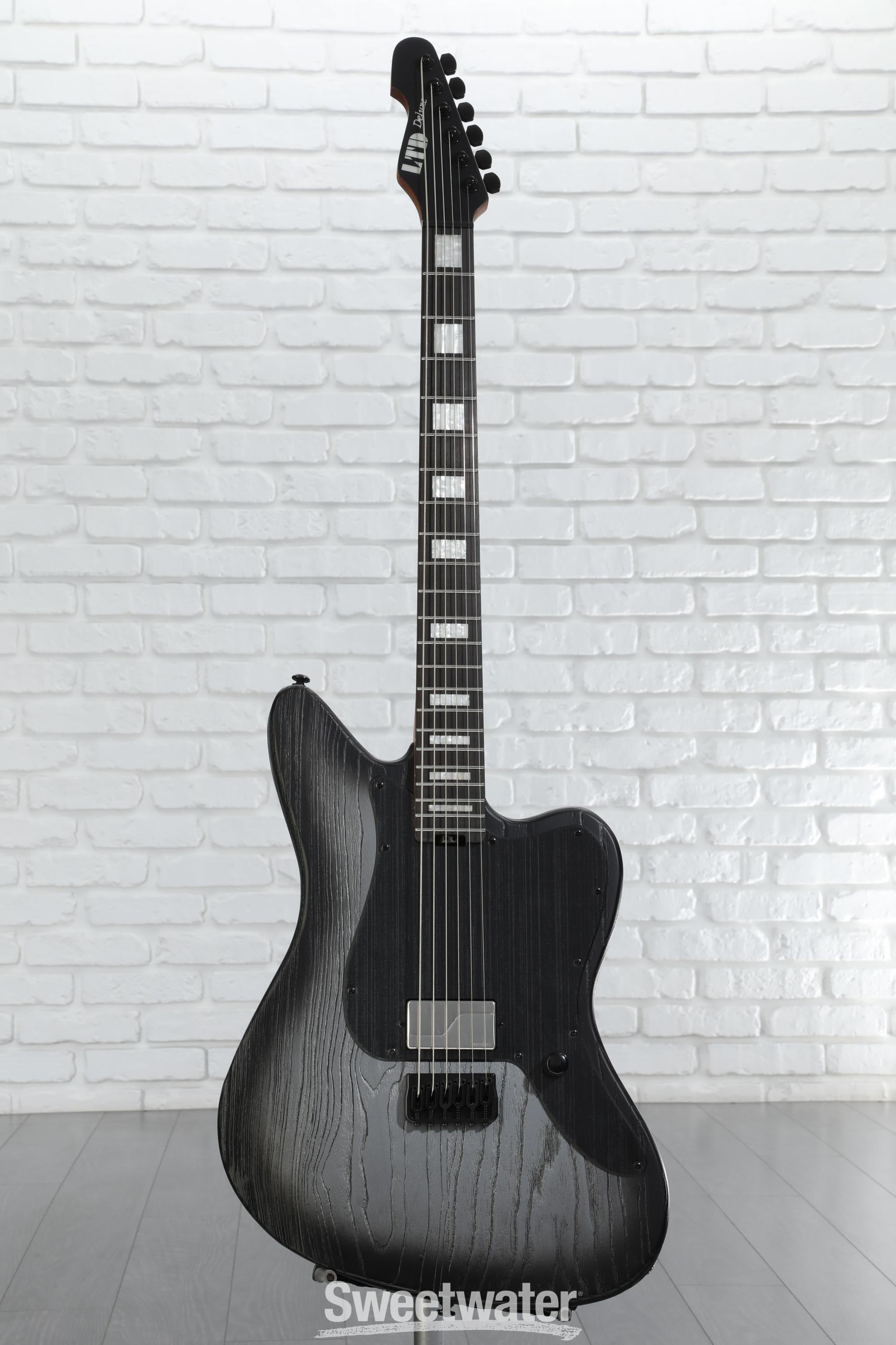 ESP LTD XJ-1B Baritone Electric Guitar - Silver Blast ESP LTD XJ-1B Baritone Electric Guitar - Silver Blast