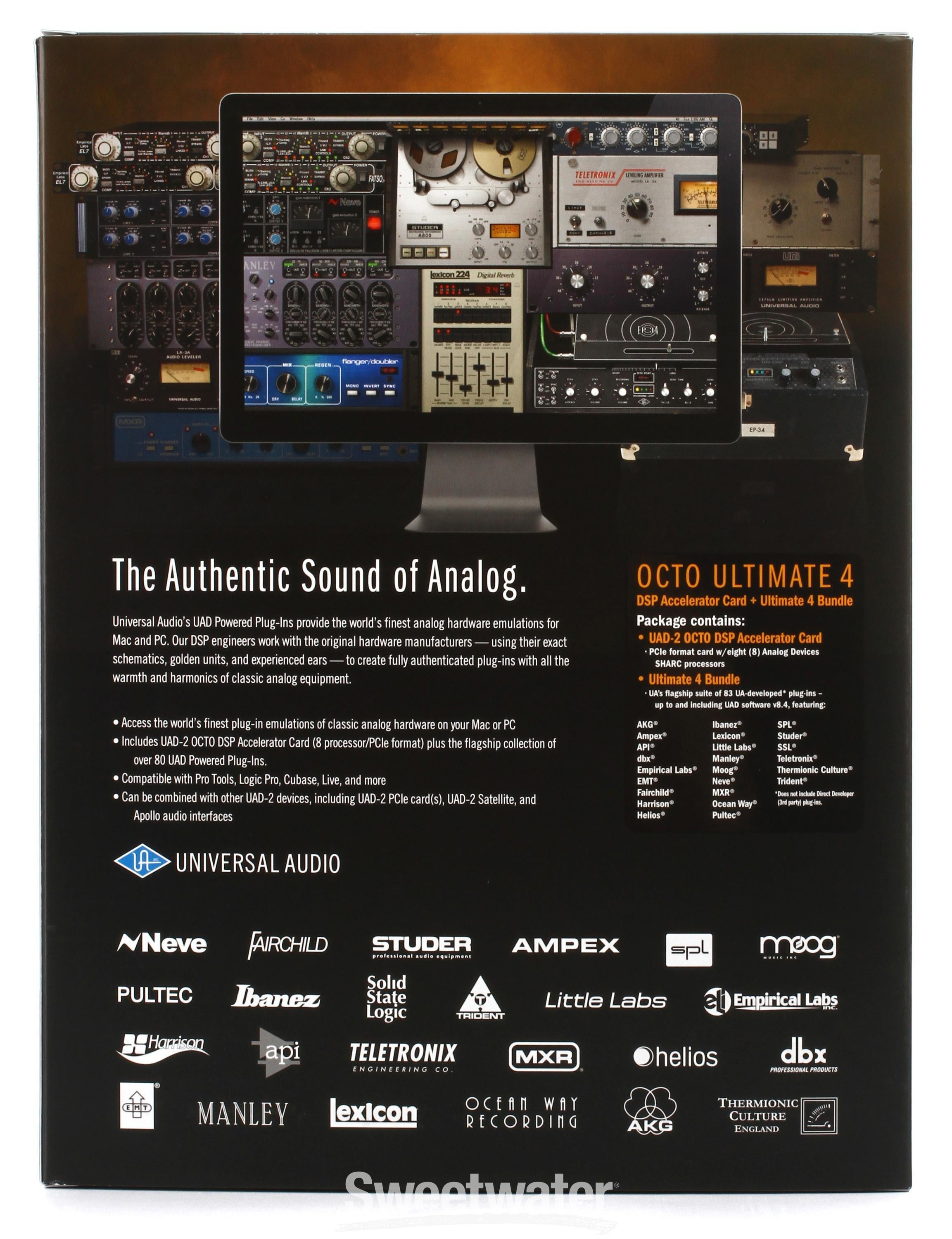 Universal Audio UAD-2 OCTO Ultimate 4 PCIe DSP Accelerator