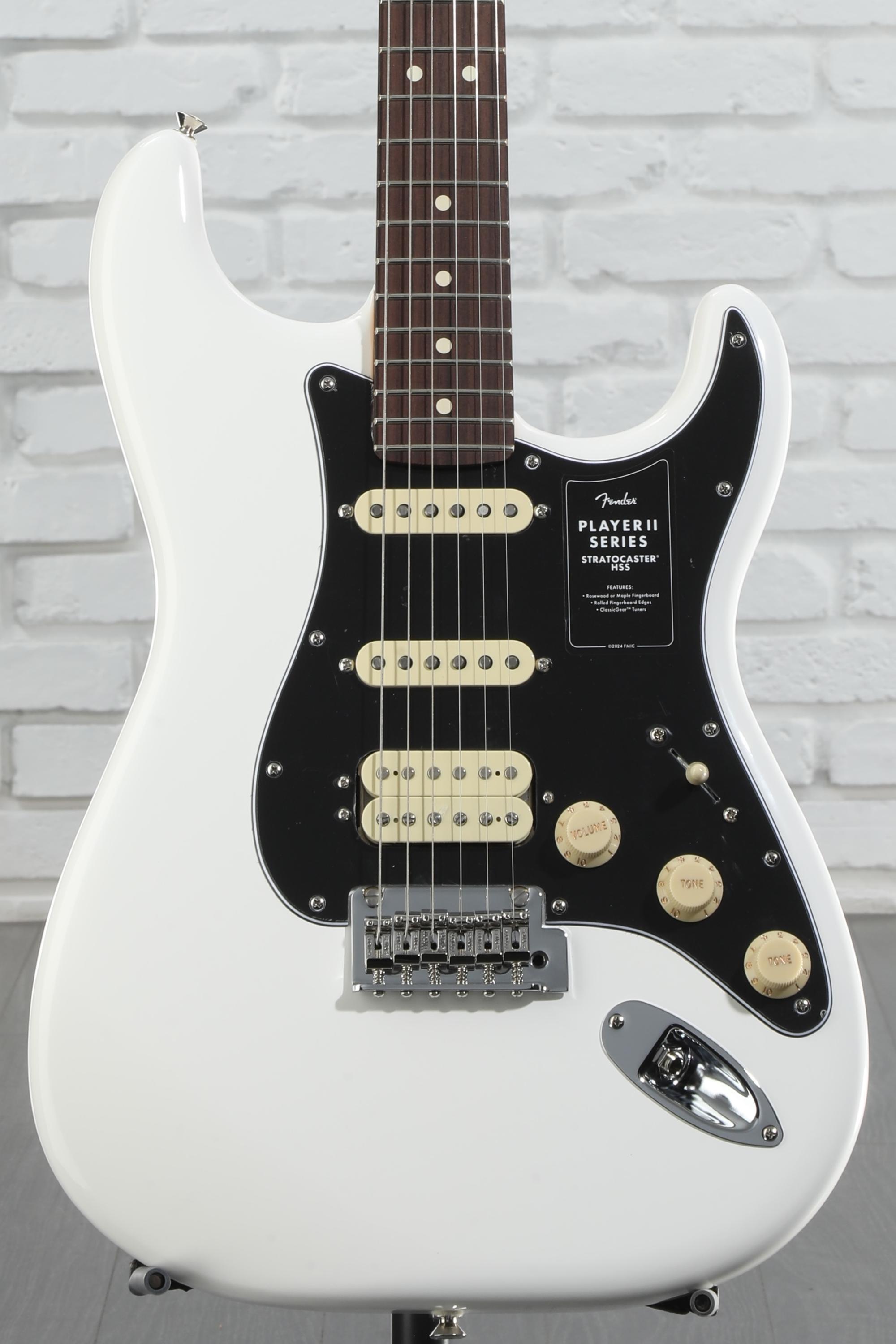 Fender Player II Stratocaster HSS Electric Guitar - Polar