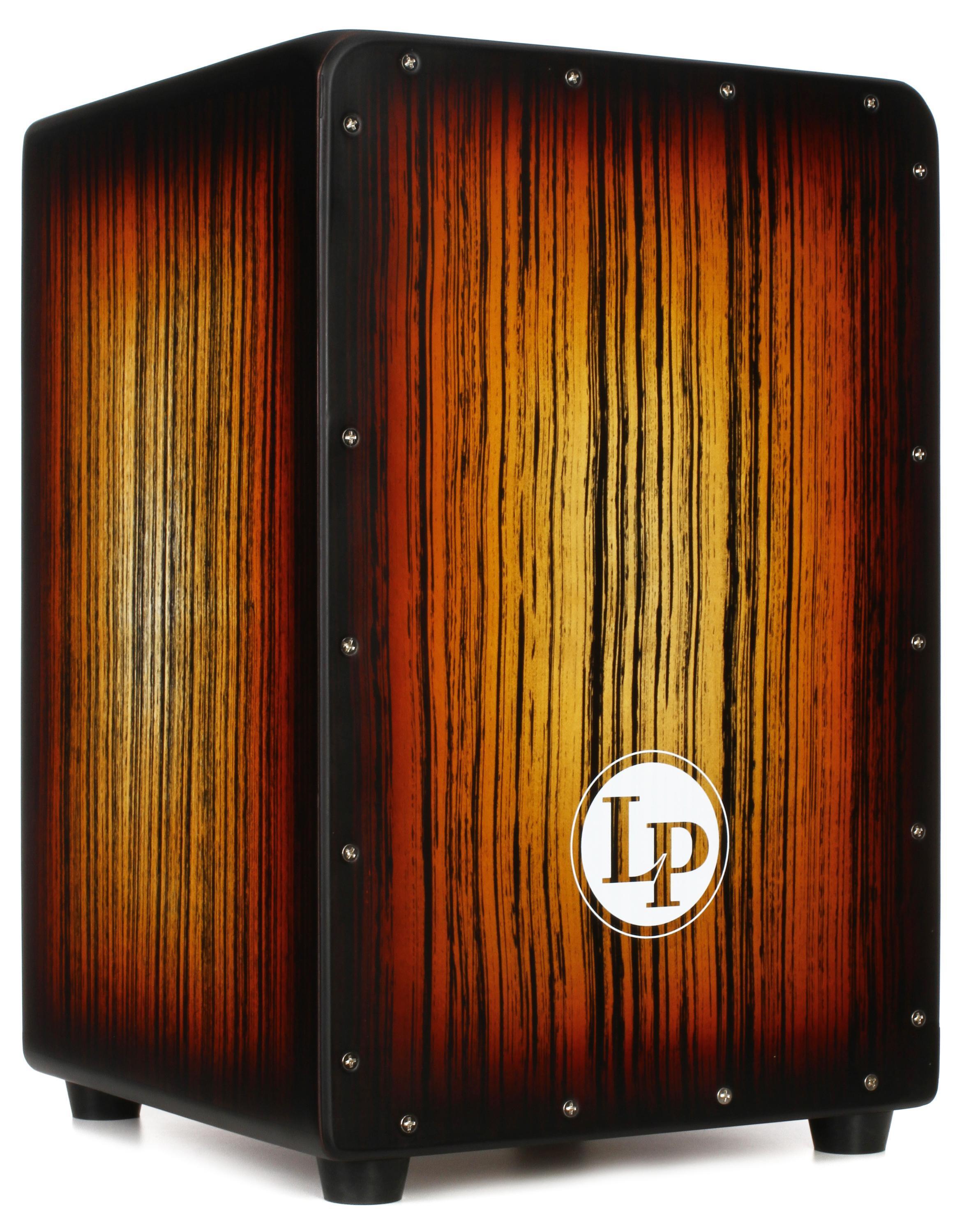 Latin Percussion LP Aspire Accents Cajon - Sunburst Streak Finish