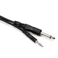 Photo of Hosa CMP-110 Interconnect Cable - 3.5mm TRS Male to 1/4-inch TS Male - 10 foot