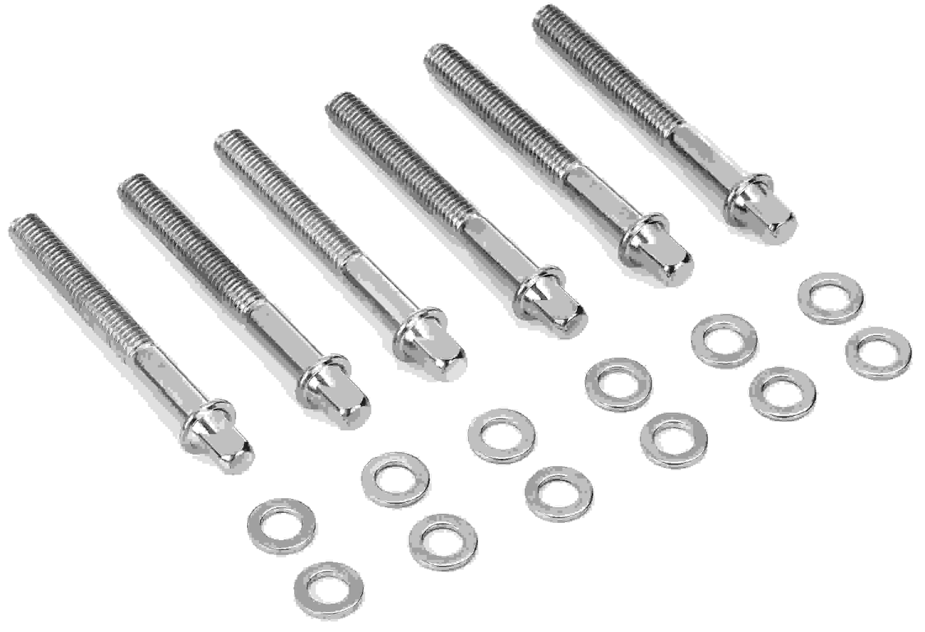 Pearl 504/6 54mm Tension Rods - Aluminum (6-pack)