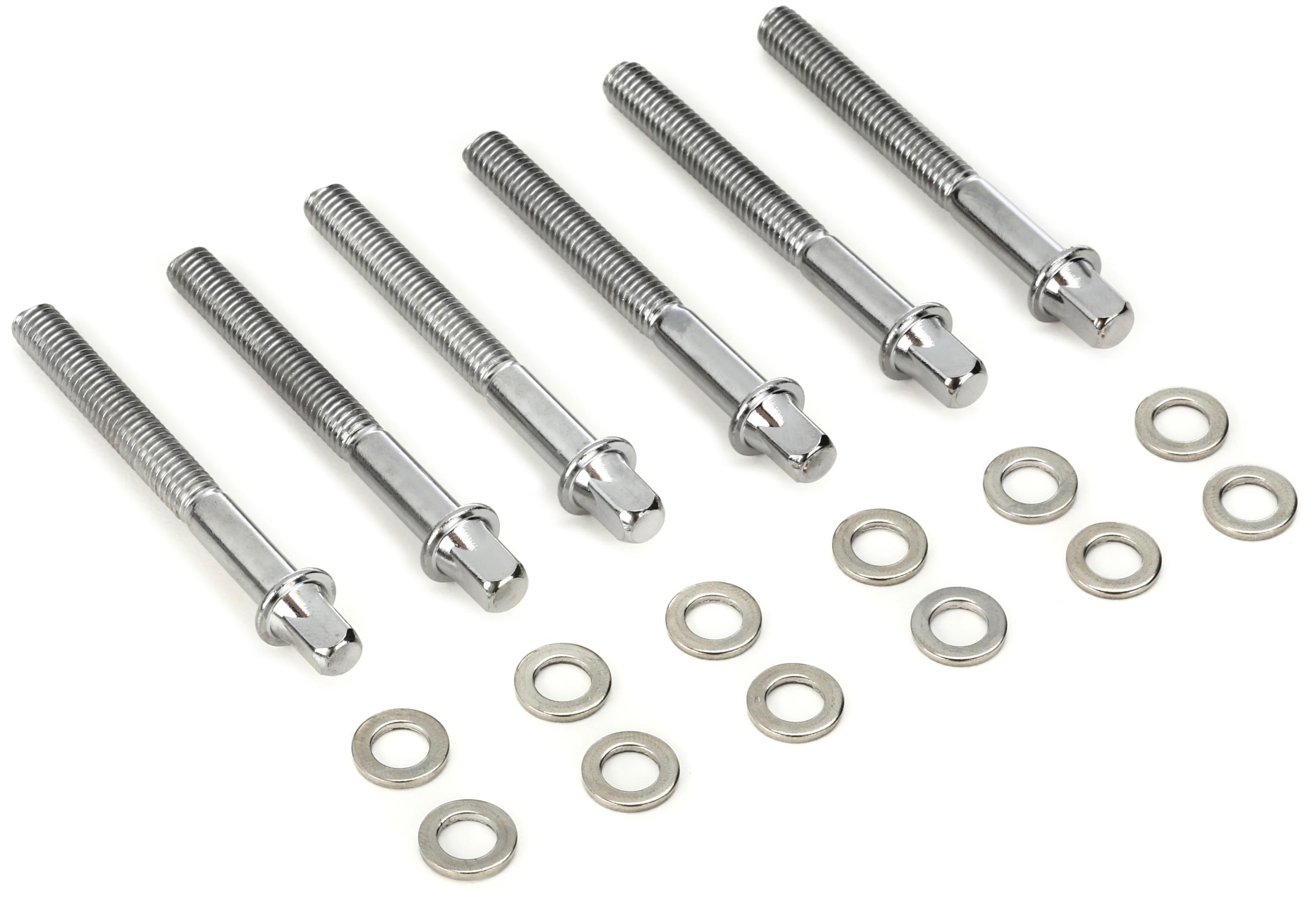 Pearl 504/6 54mm Tension Rods - Aluminum (6-pack) | Sweetwater