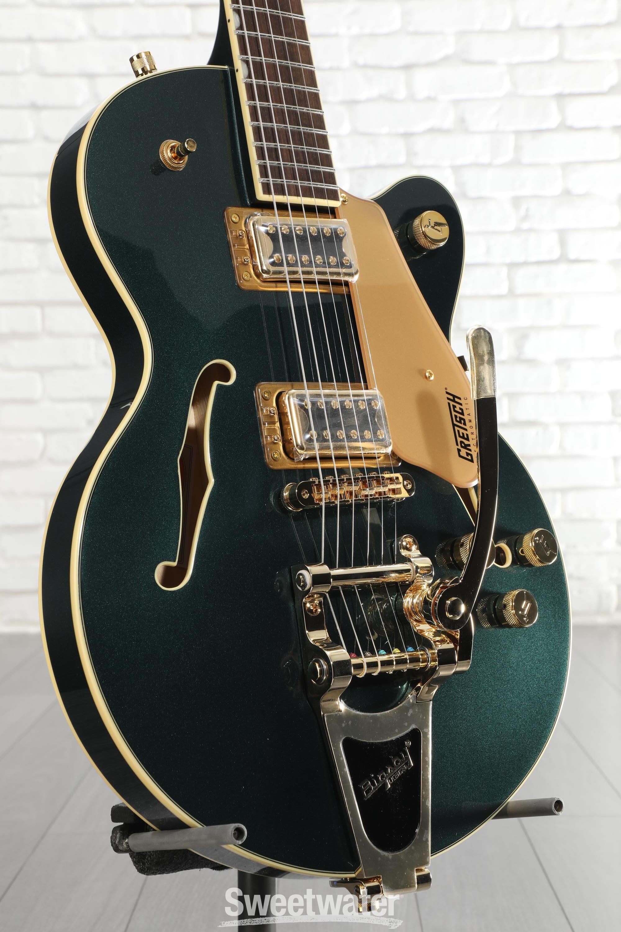 GRETSCH エレキギター G5655TG Cadillac Green Amazon.com: Gretsch G5655TG Electromatic Center Block Jr