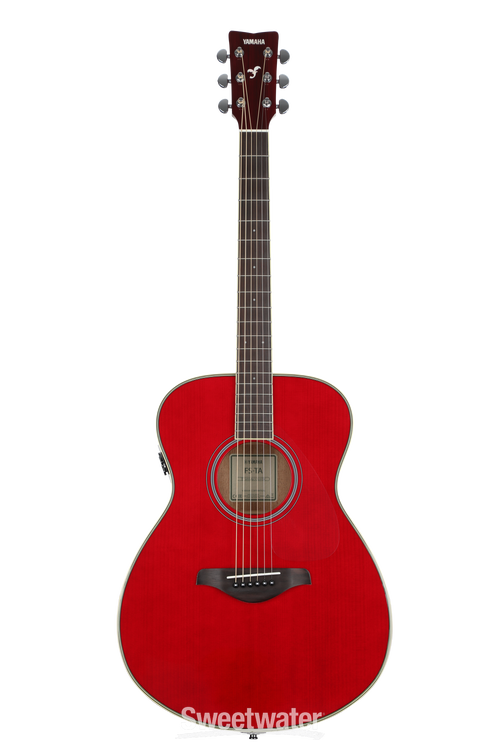 Yamaha FS-TA TransAcoustic Concert Acoustic-electric Guitar - Ruby