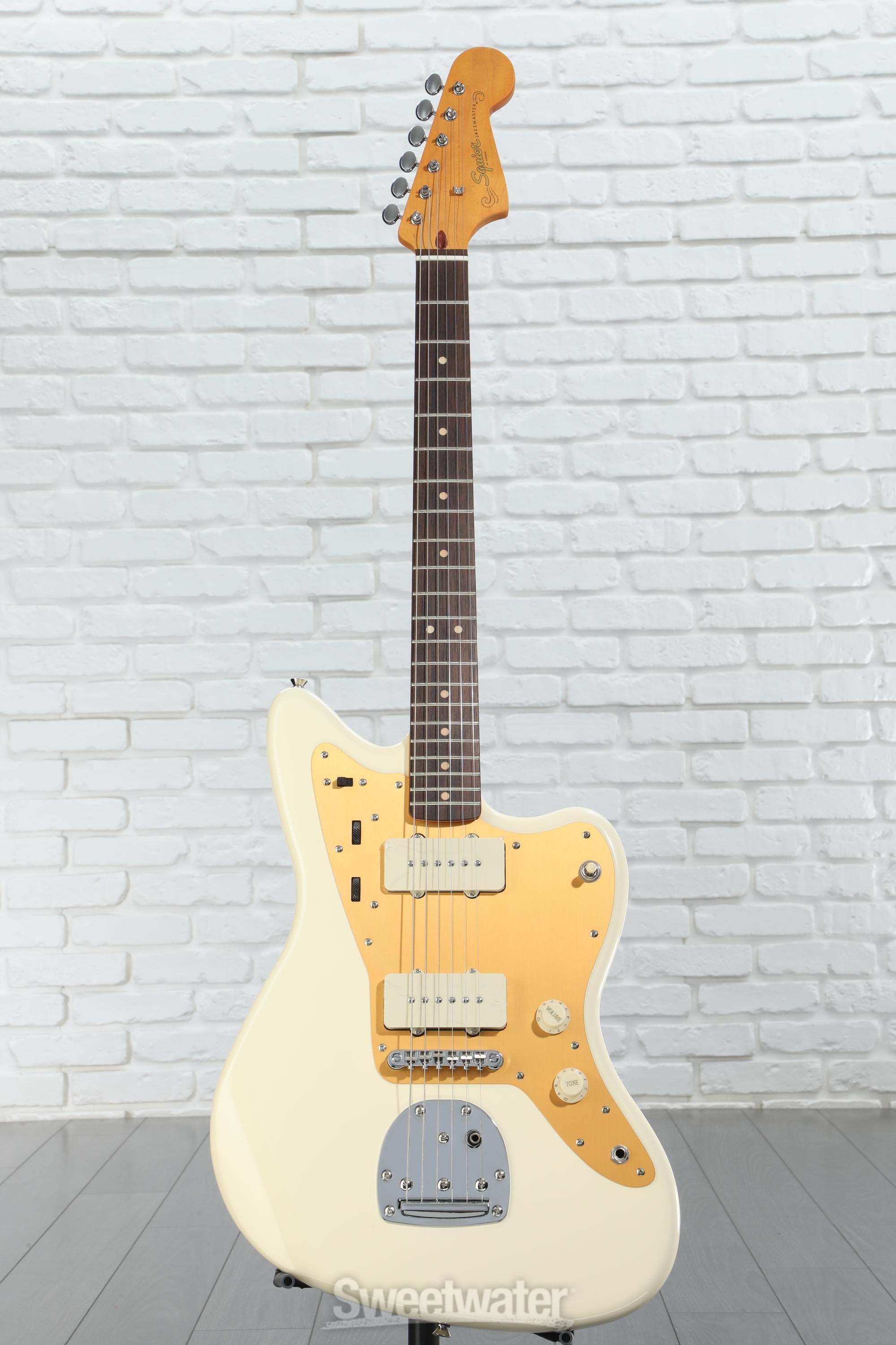 ギター Squiar by Fender J Mascis Jazzmaster Squier J Mascis Jazzmaster - Vintage White – Empire Music