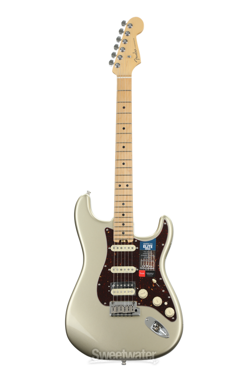 Fender American Elite Stratocaster HSS Shawbucker - Champagne w 