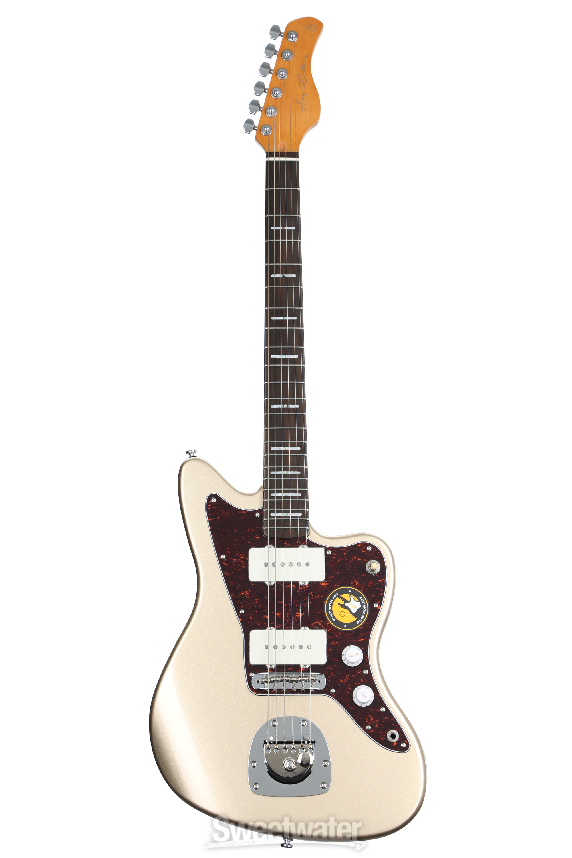 ギター Sire / Larry Carlton J5 WH Sire Larry Carlton J5 Electric Guitar - Champagne Gold Metallic