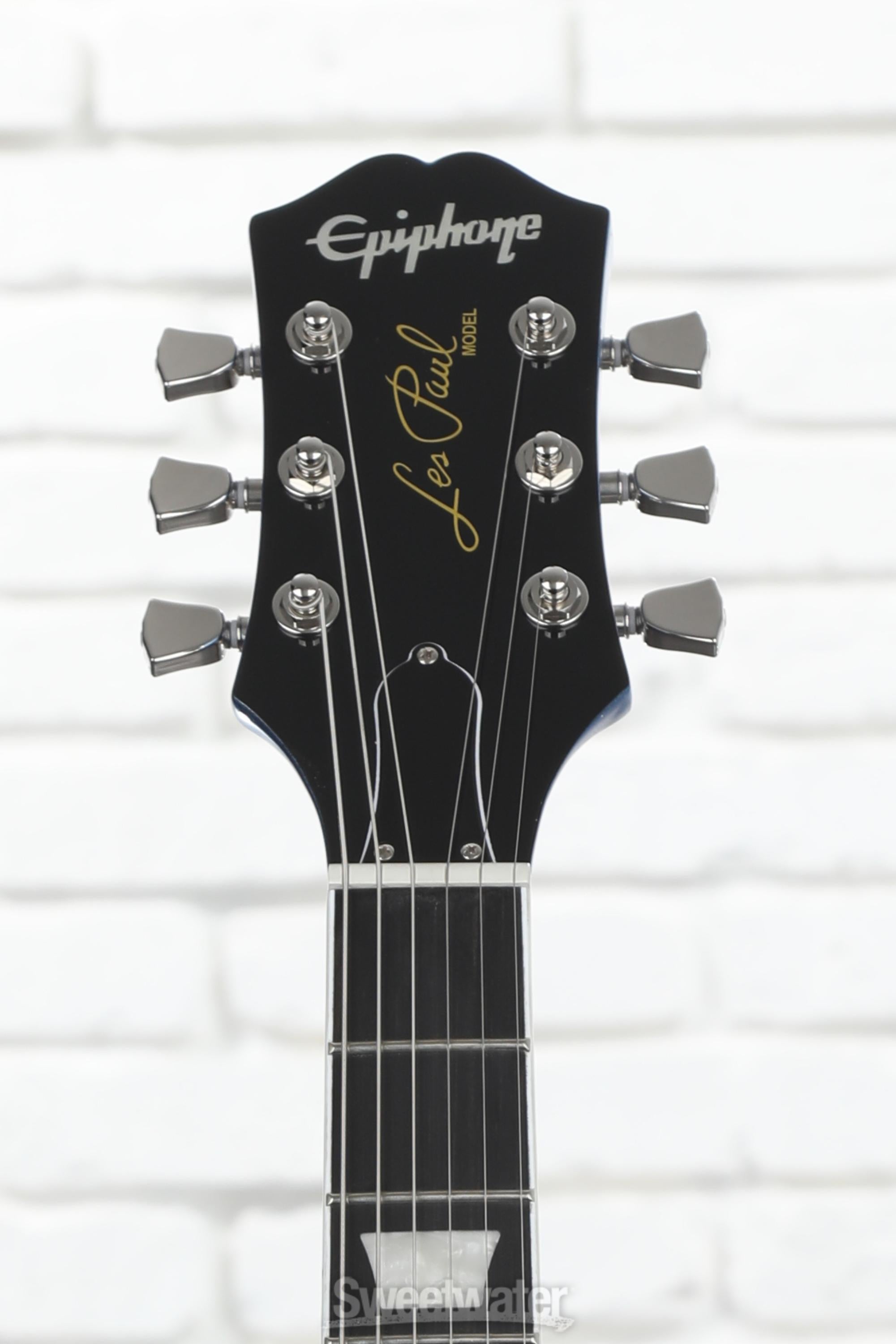 Epiphone Les Paul Modern Electric Guitar - Radio Blue Metallic