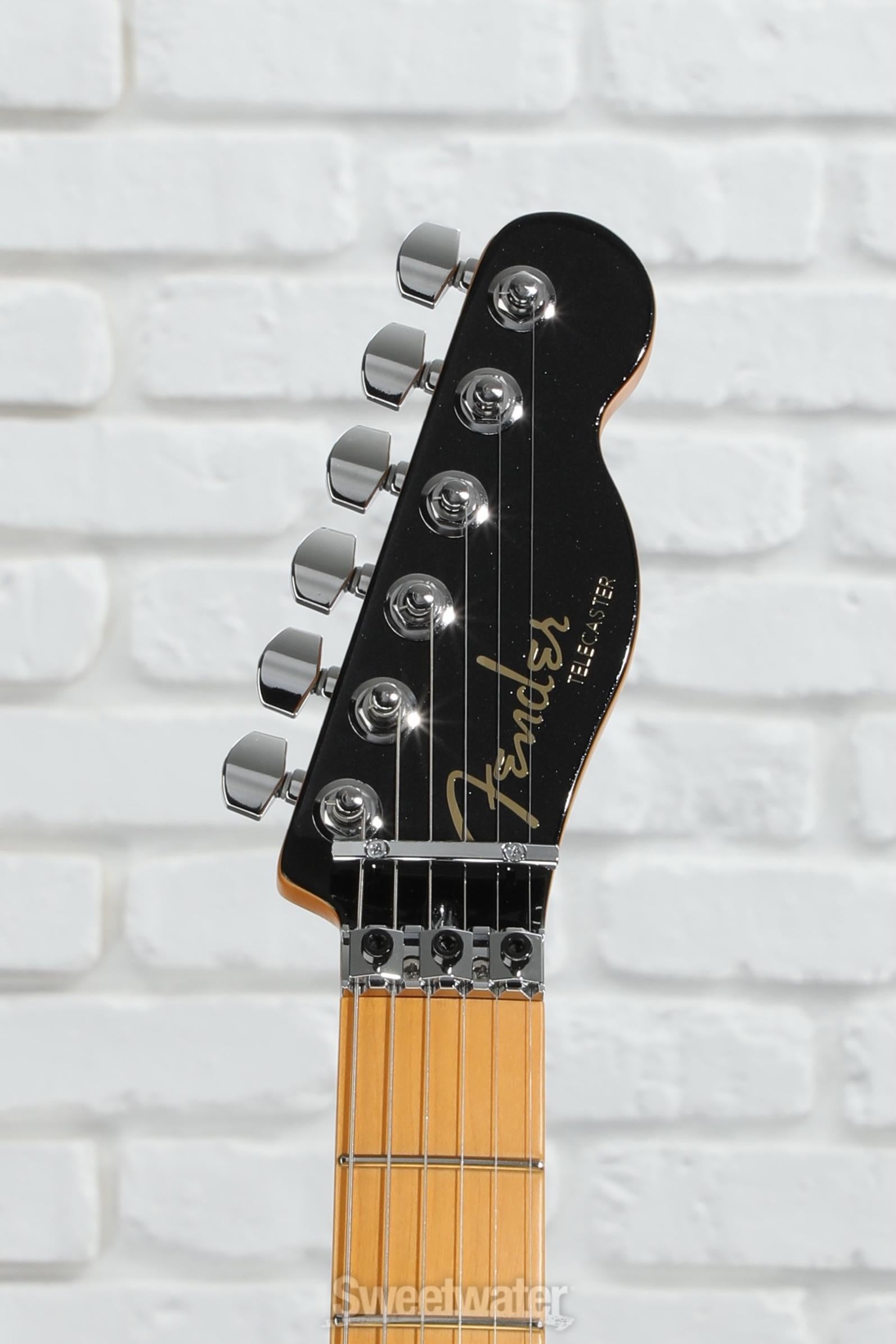 Fender American Ultra Luxe Telecaster Floyd Rose HH - Mystic Black