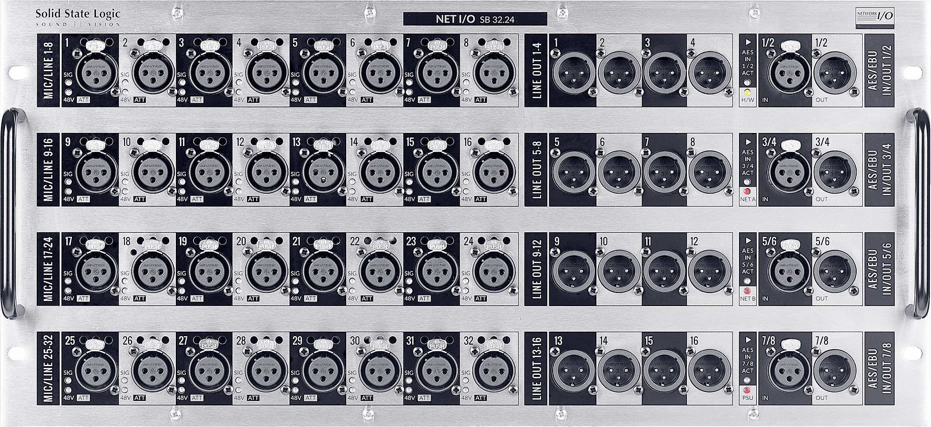 Solid State Logic SB 32.24 Network I/O Stagebox | Sweetwater