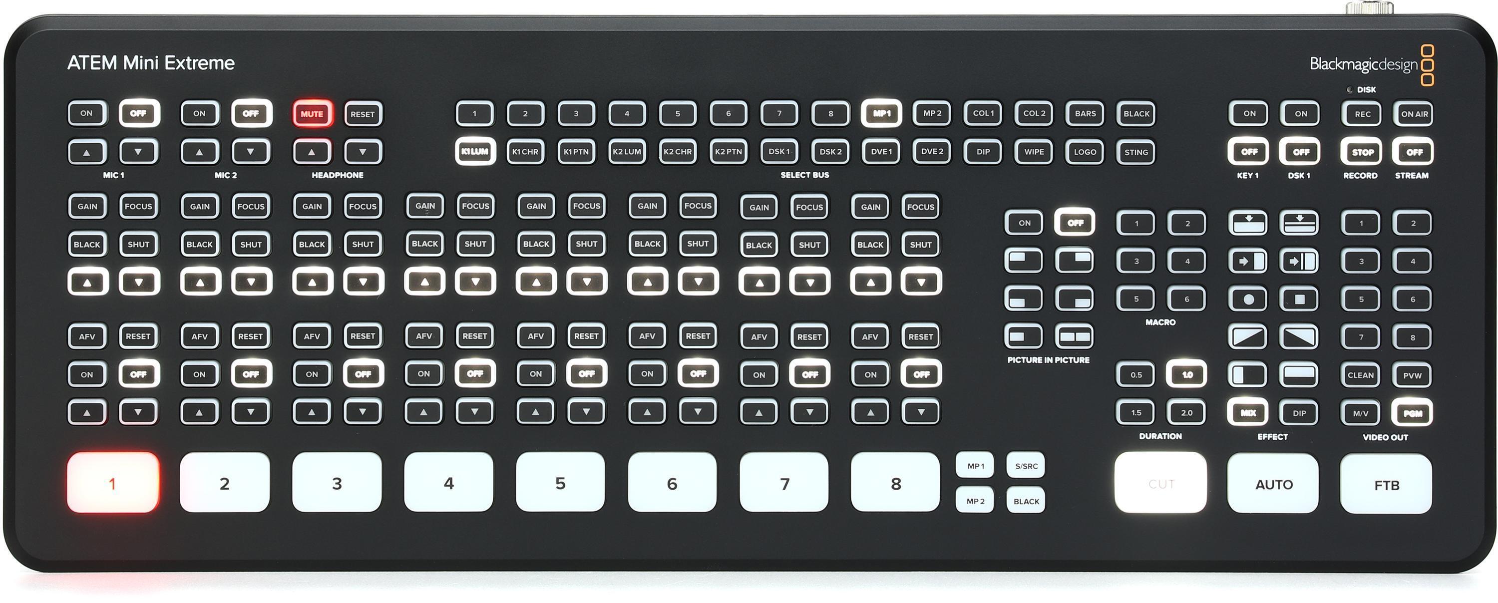 Blackmagic Design ATEM Mini Extreme Broadcast/Streaming Switcher