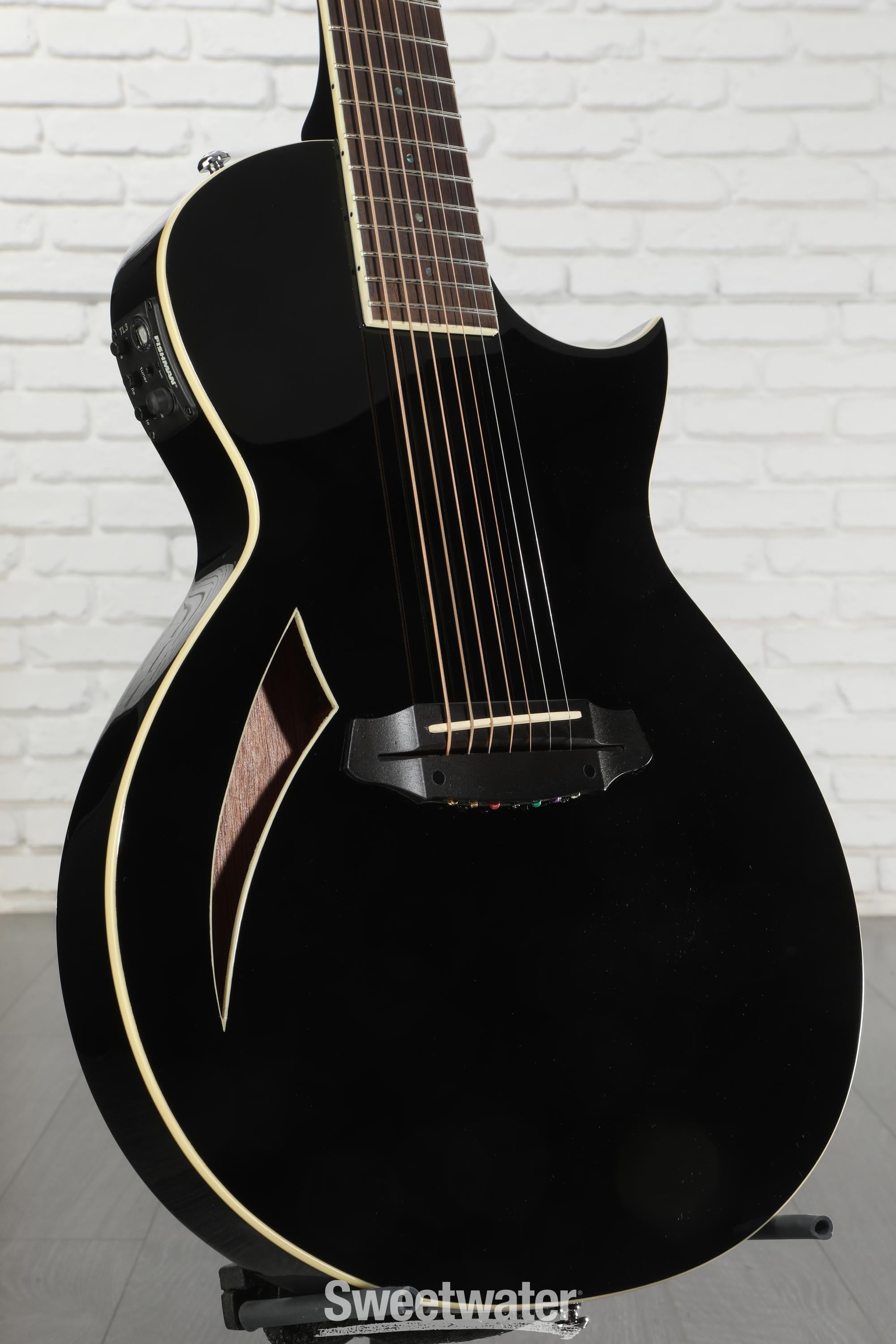 ESP LTD TL-7 Acoustic-electric Guitar - Black | Sweetwater