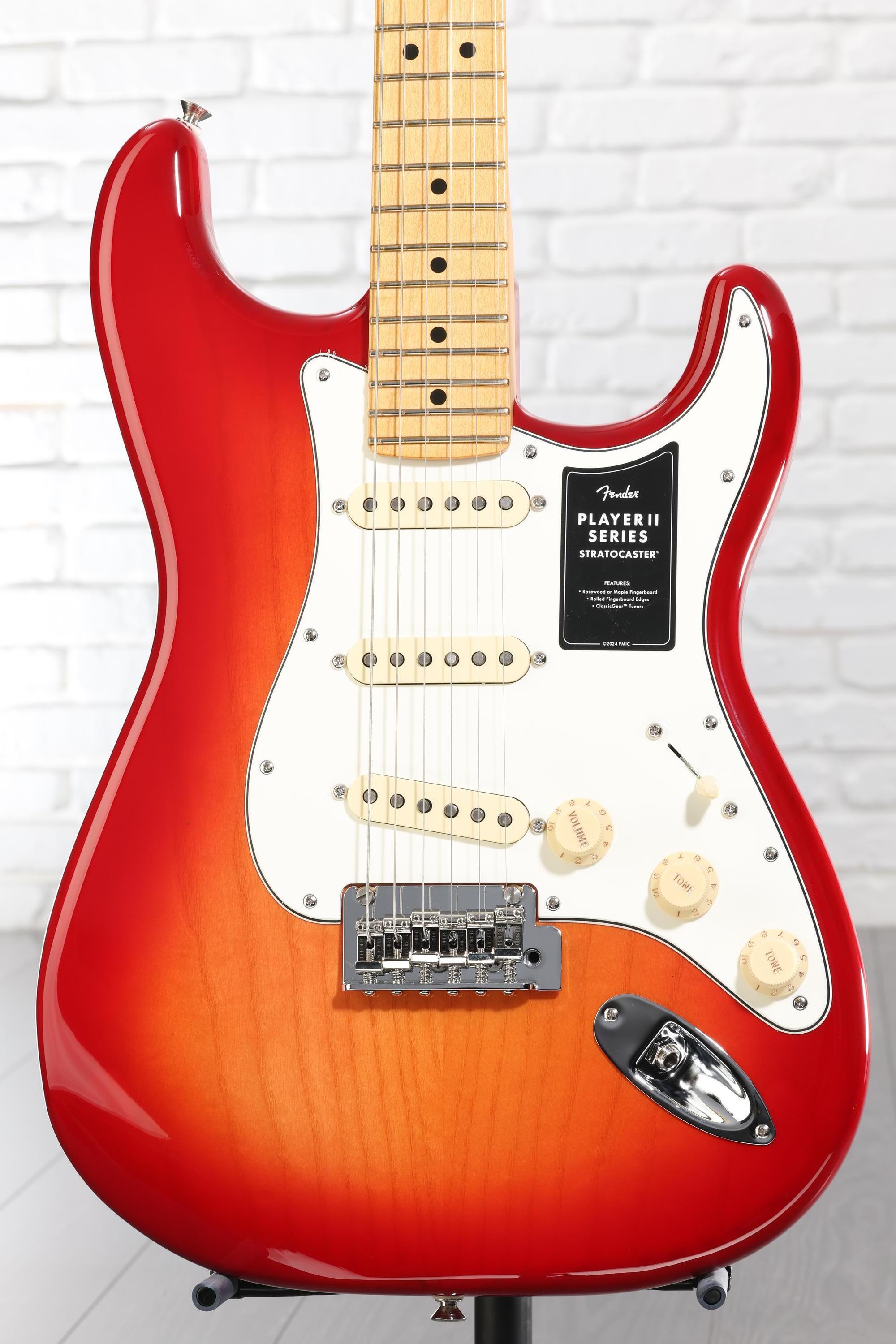 Fender Player II Stratocaster Electric Guitar - Aged Cherry Burst