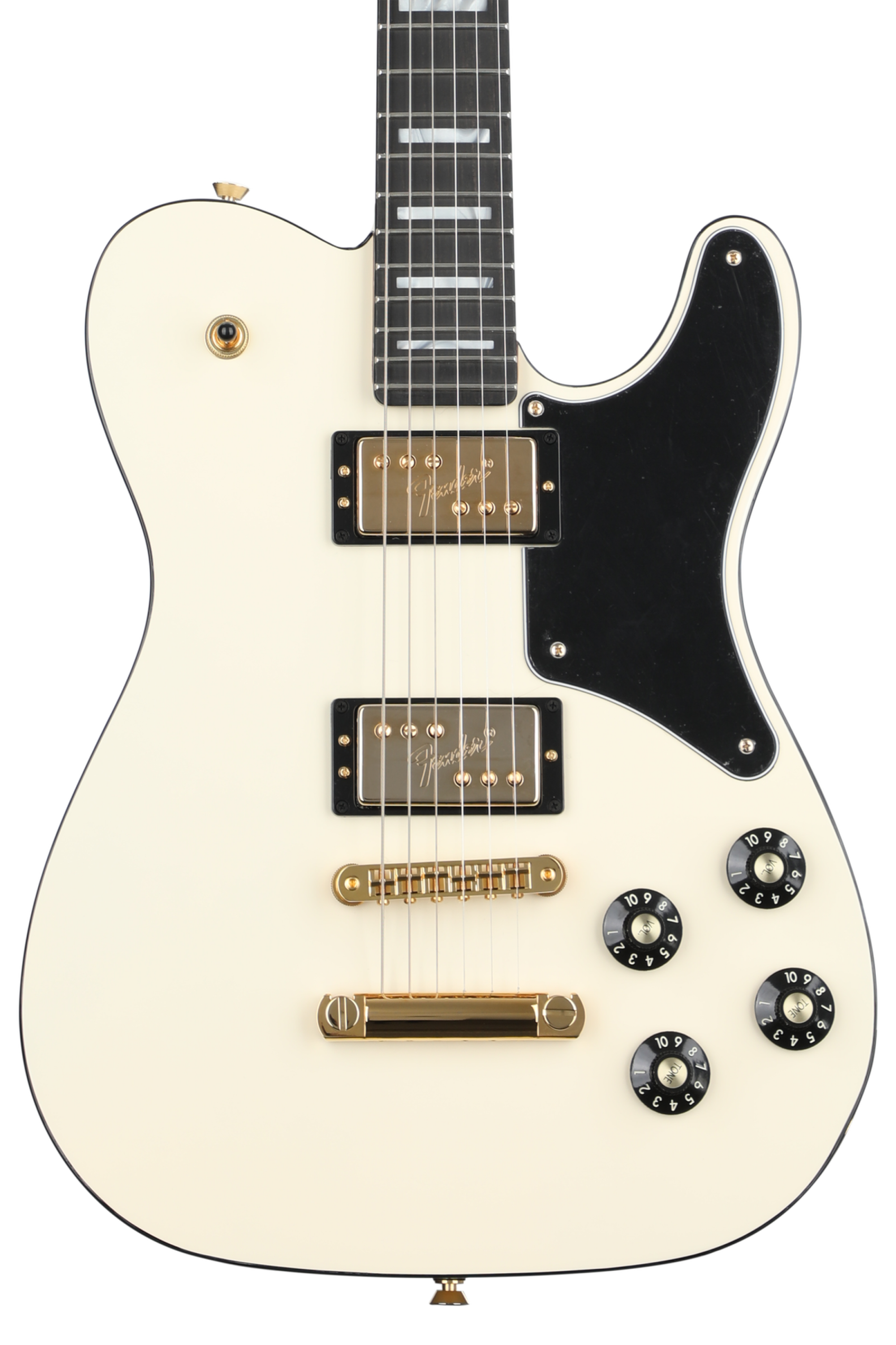 Fender Parallel Universe Volume II Troublemaker Tele Deluxe - Olympic White  | Sweetwater