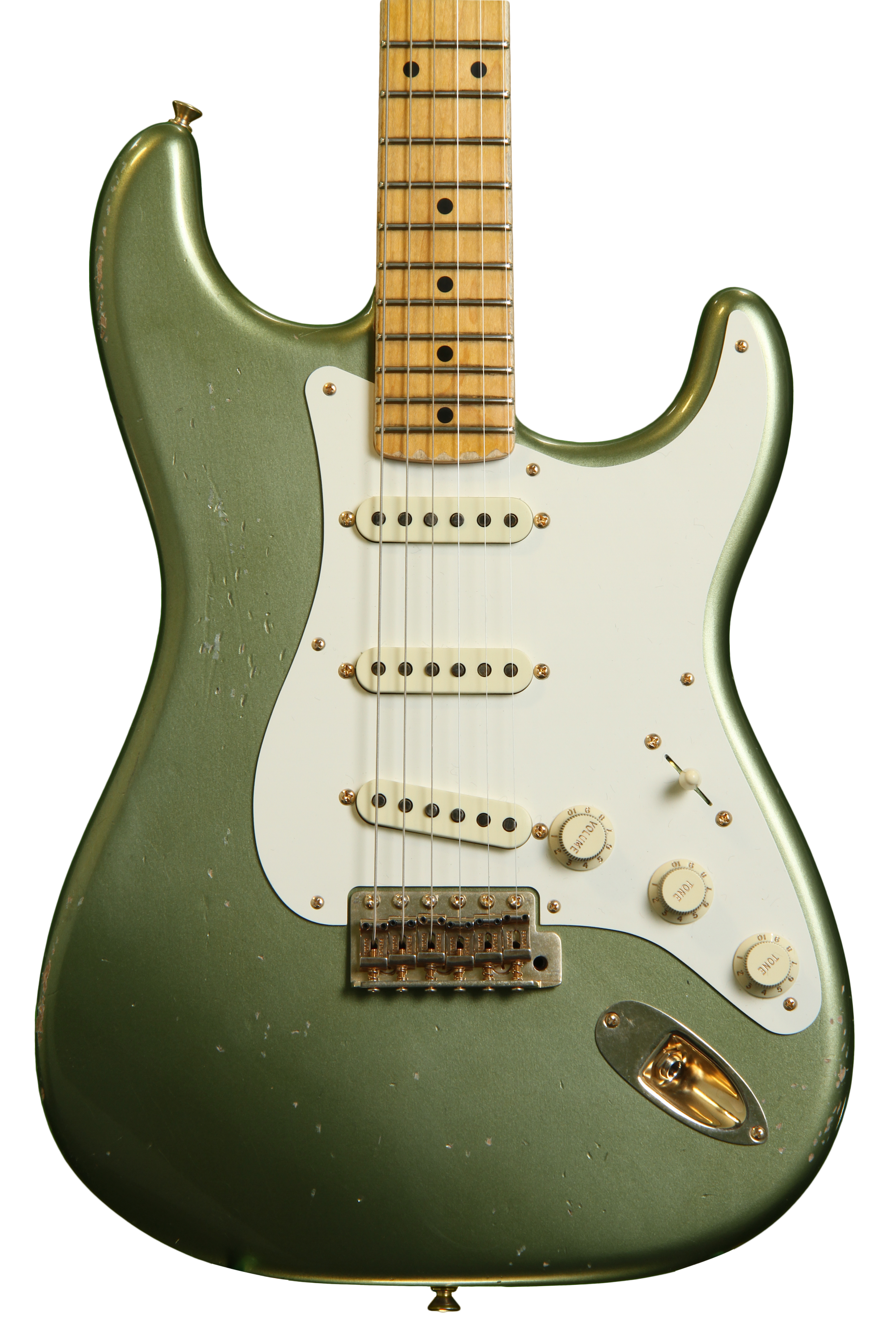 Fender Custom Shop Master Design 1950s Relic Stratocaster Moss Green with Maple Fingerboard Sweetwater