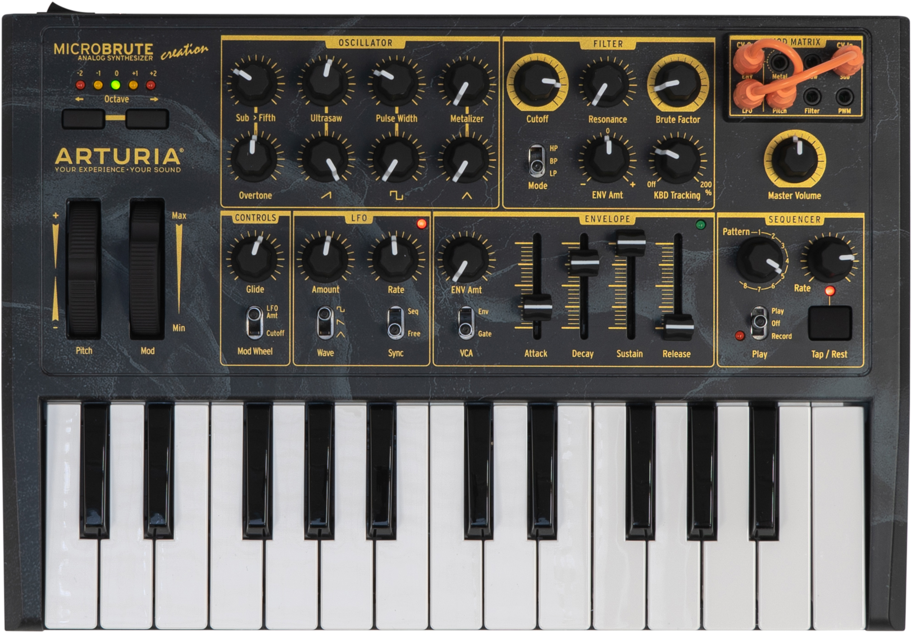 Arturia MicroBrute Analog Synthesizer - Creation Edition | Sweetwater