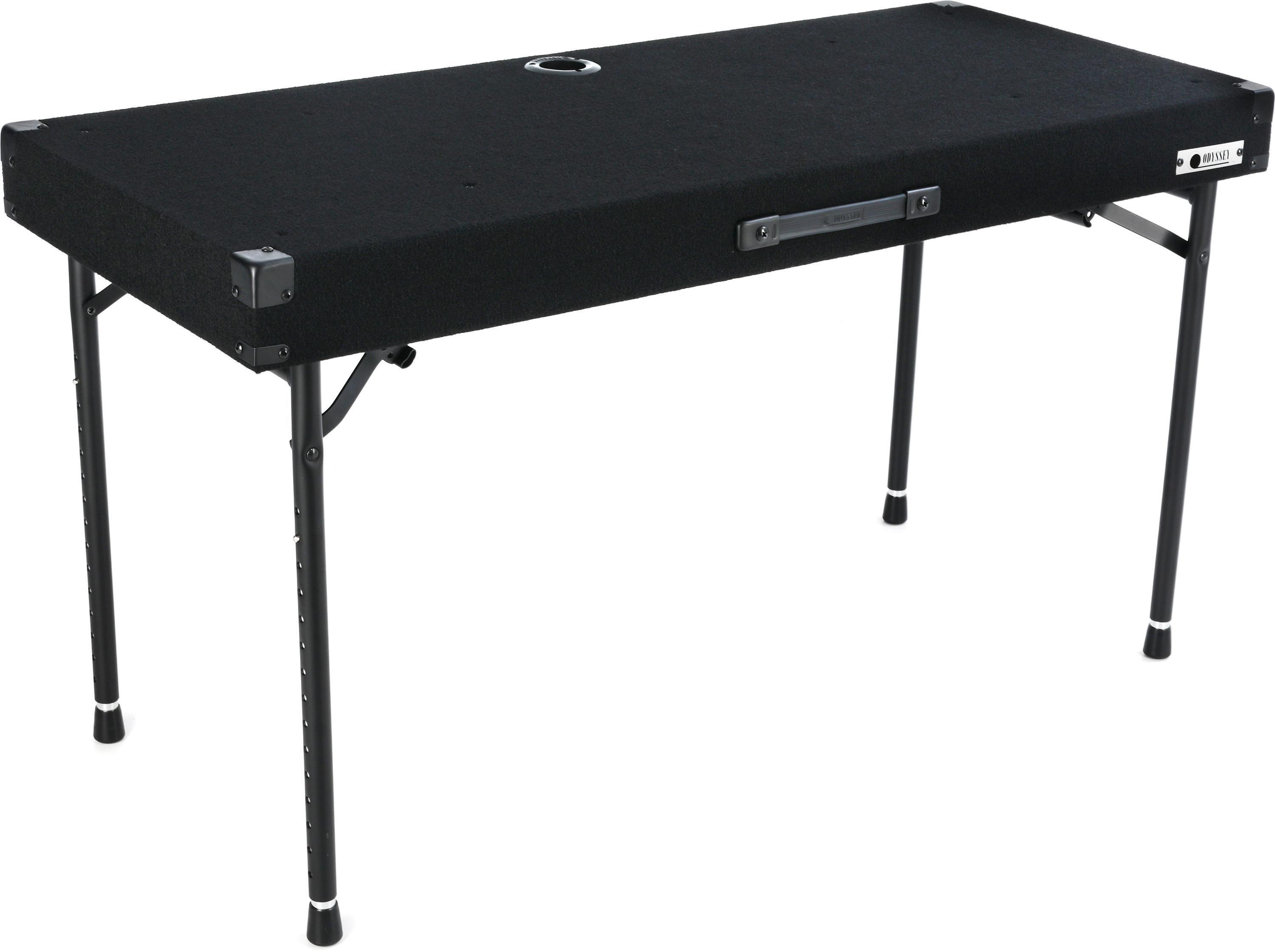 Odyssey FZF5437T 54 inch Wide x 37 inch Tall Fold-out DJ Table Stand |  Sweetwater