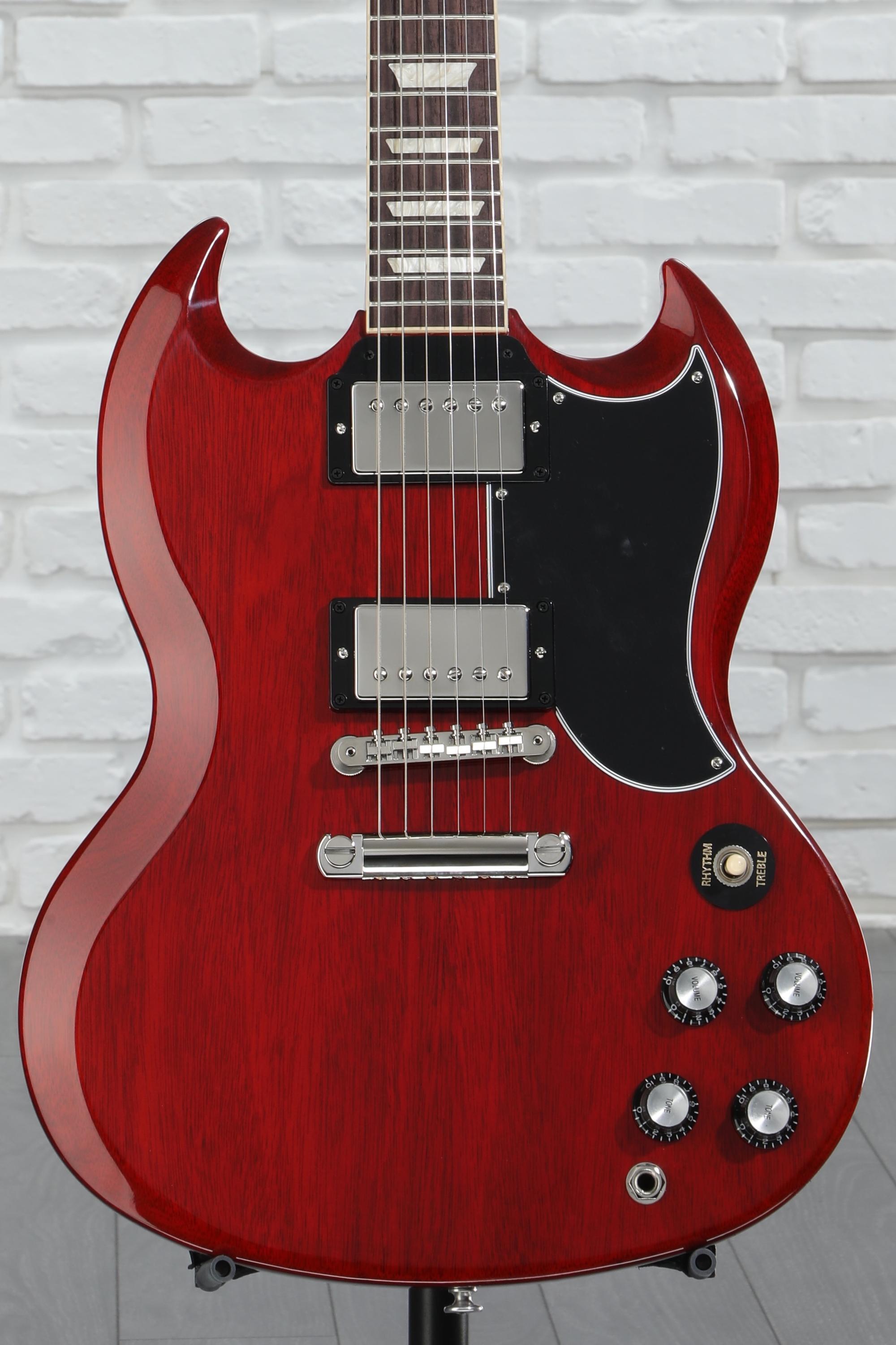 バーゲンで Gibson Cherry Vintage - Guitar Electric '61 Standard SG ギター