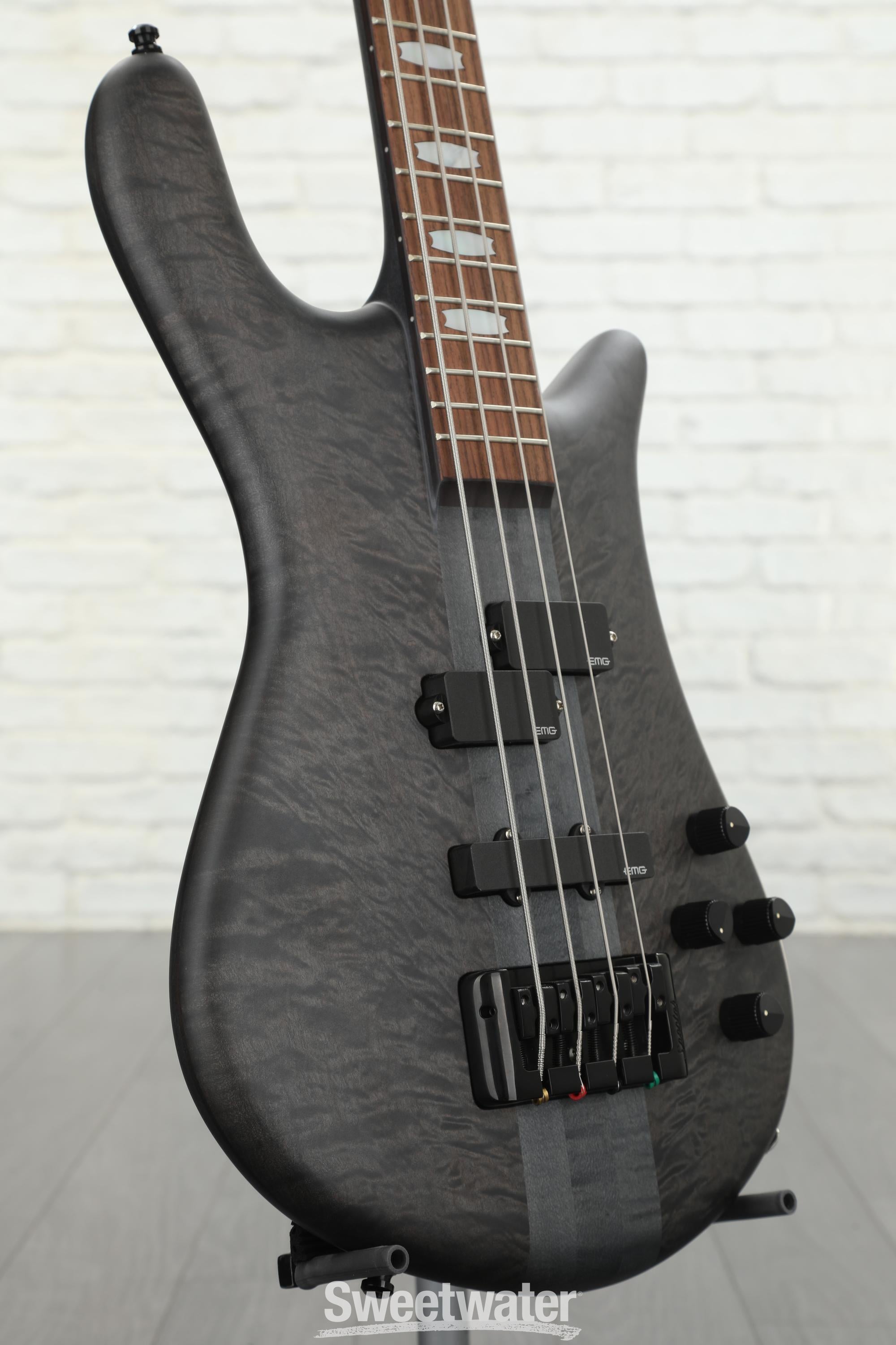 ベース Spector Euro 4LX PW Magenta Pink Gloss Euro4 LX by Spector Bass Guitars