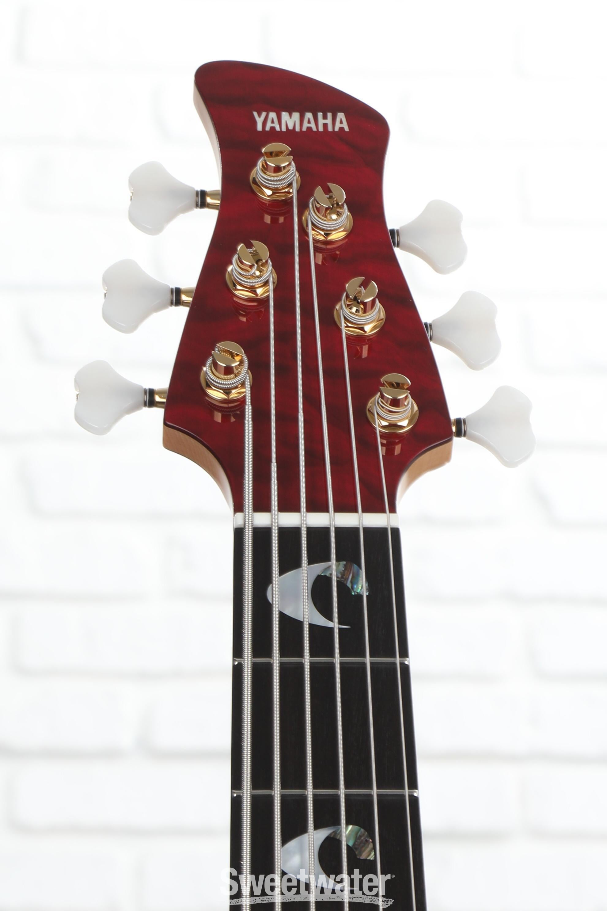 Yamaha John Patitucci TRB Signature Bass Guitar - Trans Dark Red