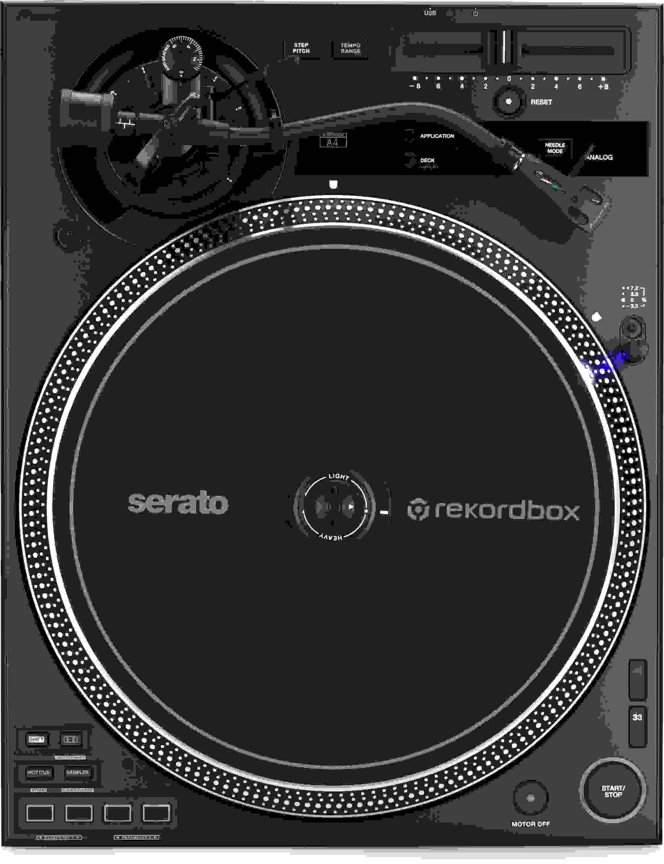 Pioneer DJ PLX-CRSS12 Hybrid Direct Drive Turntable with DVS