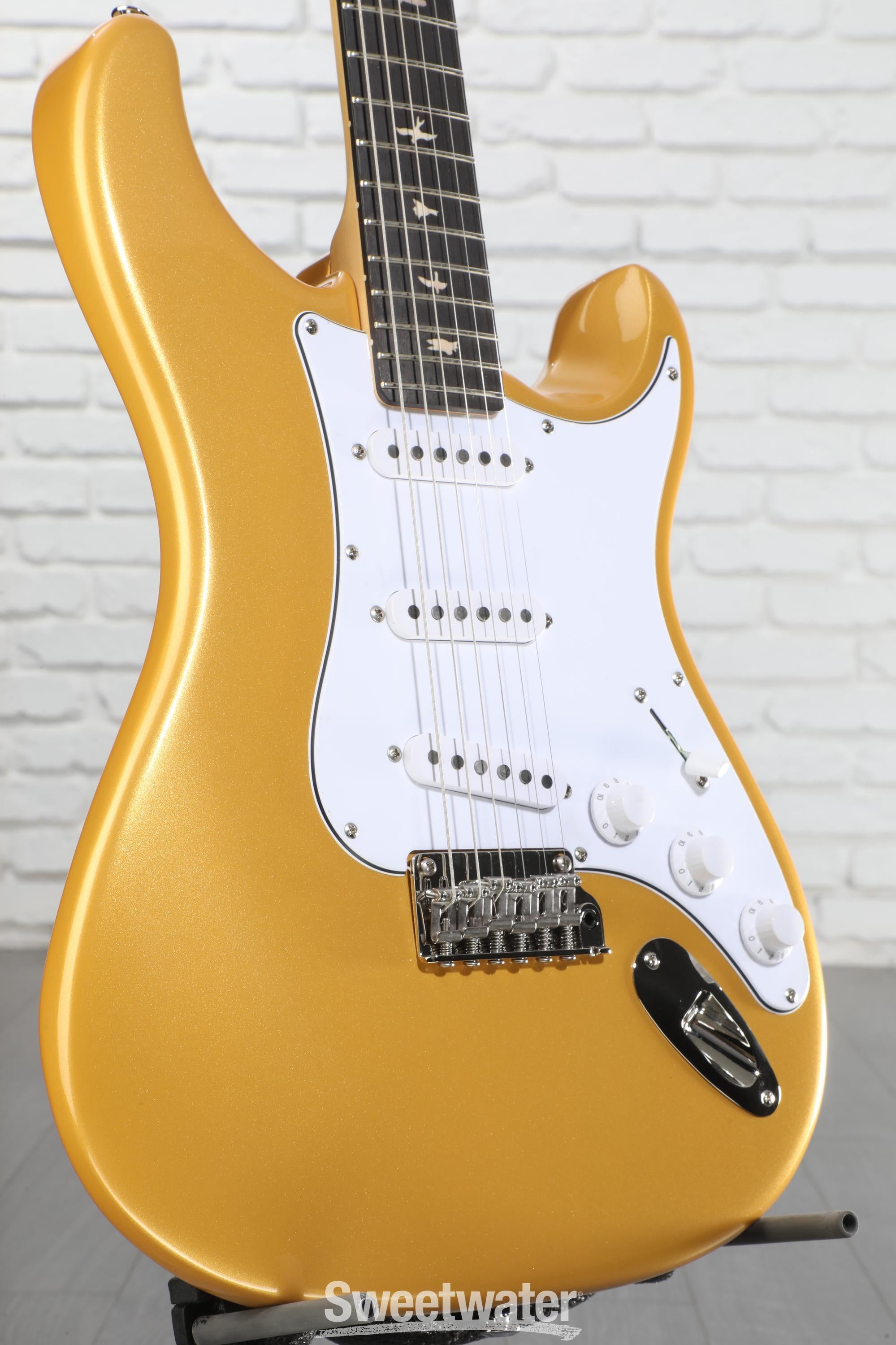 PRS SE Silver Sky イエロー PRS SE Silver Sky Electric Guitar - Gold Spark, Sweetwater