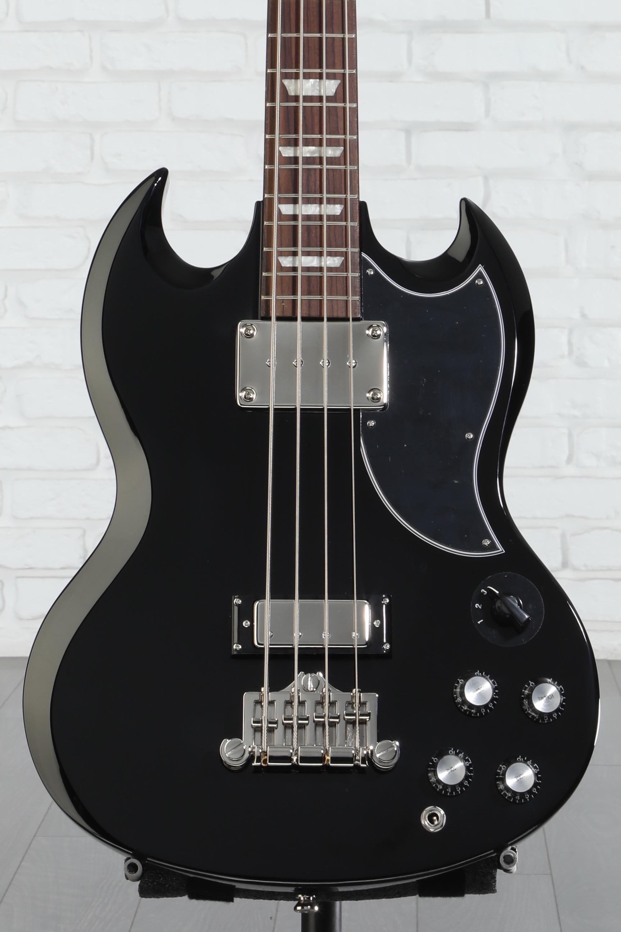 【10209】 EPIPHONE by Gibson SG BASS EB-3 Epiphone EB-3 Bass Guitar - Ebony | Sweetwater
